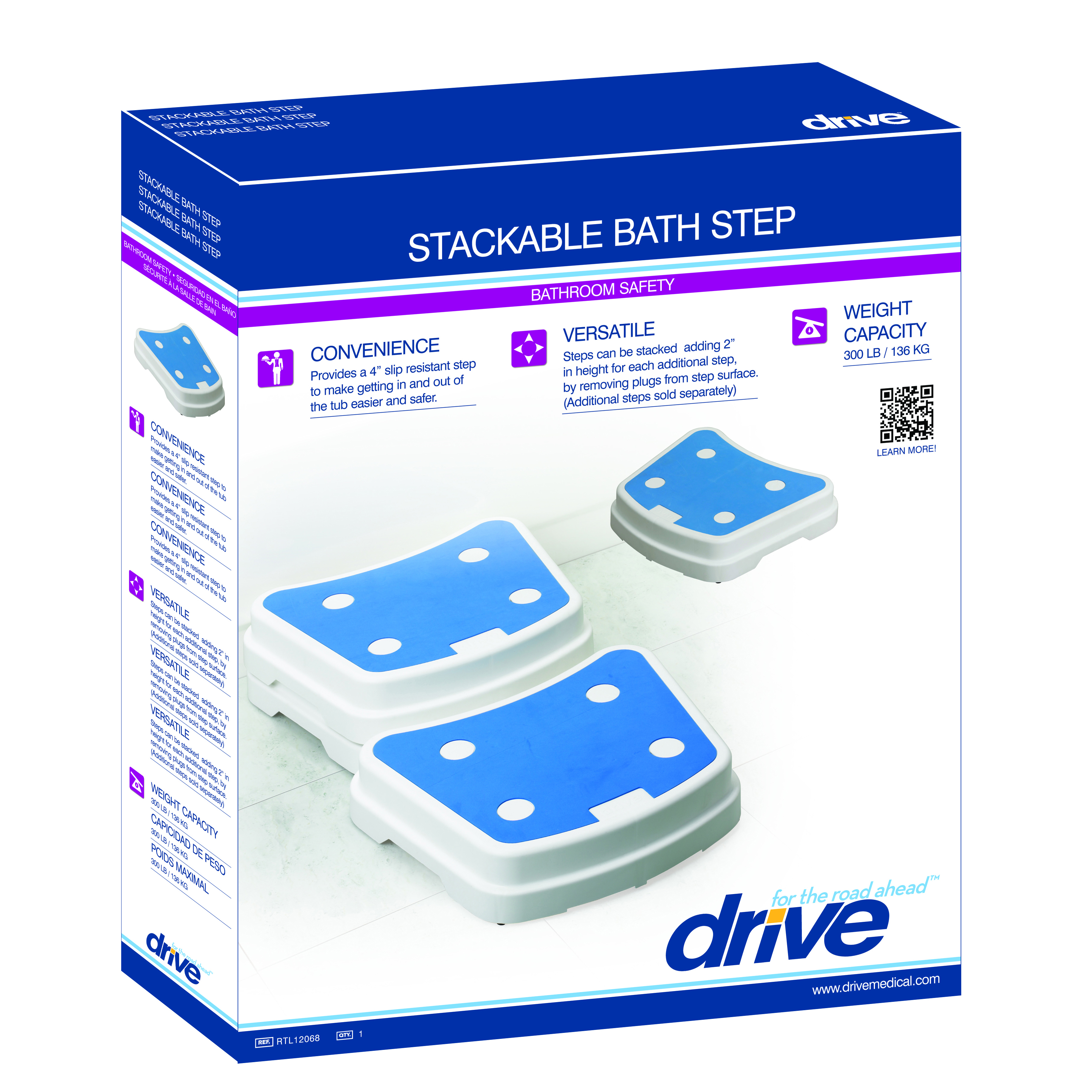 Drive DeVilbiss Healthcare - RTL12068 drive™ Portable Bath Step