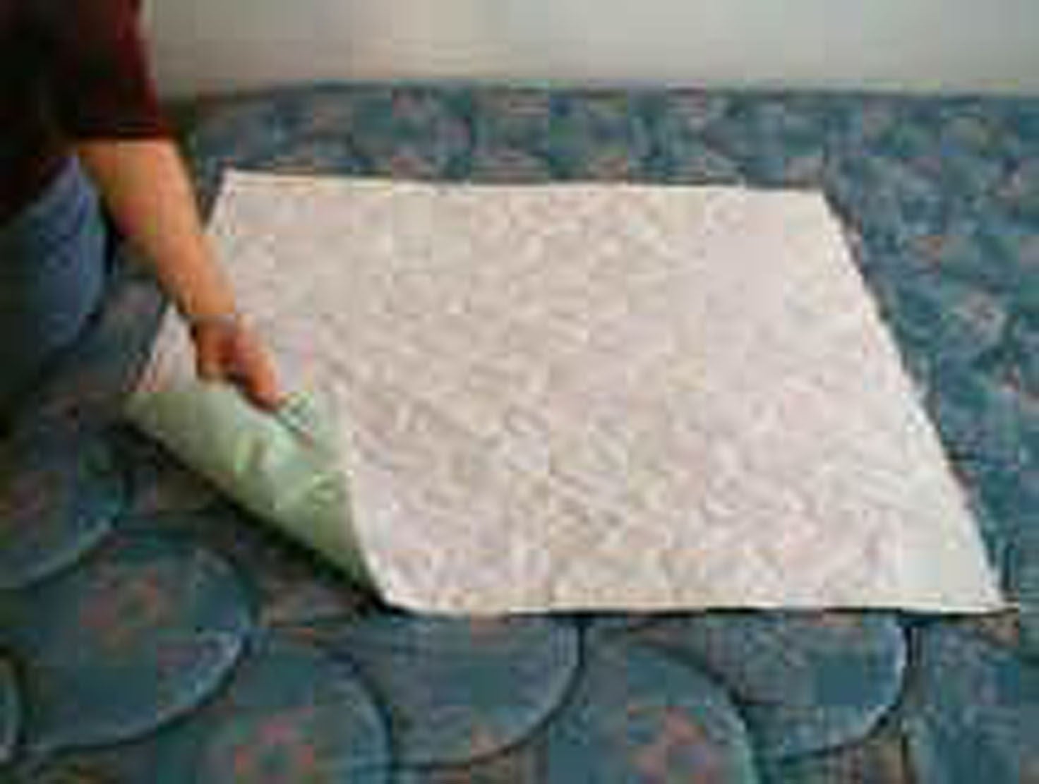 Lew Jan Textile - M11-2435Q-1B Reusable Underpad 24 X 26 Inch Polyester / Rayon Moderate Absorbency