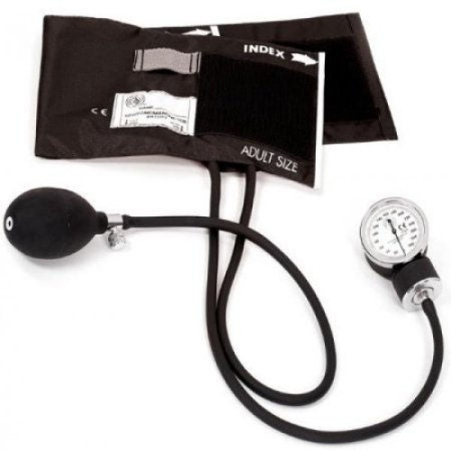 Prestige Medical - 79-BLK Aneroid Sphygmomanometer Unit Adult Cuff Arm Nylon Cuff 25 to 40 cm Palm Aneroid