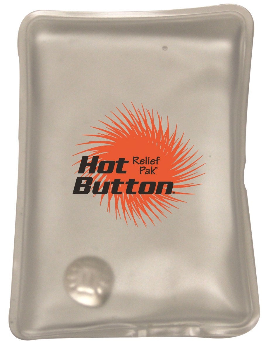Fabrication Enterprises - 11-1025 Instant Hot Pack Relief Pak® Hot Button™ General Purpose Small Vinyl / Gel Reusable