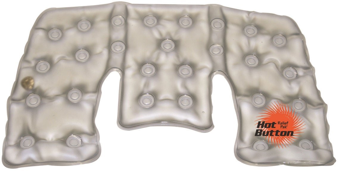 Fabrication Enterprises - 11-1027 Instant Hot Pack Relief Pak® Hot Button™ Neck Vinyl / Gel Reusable