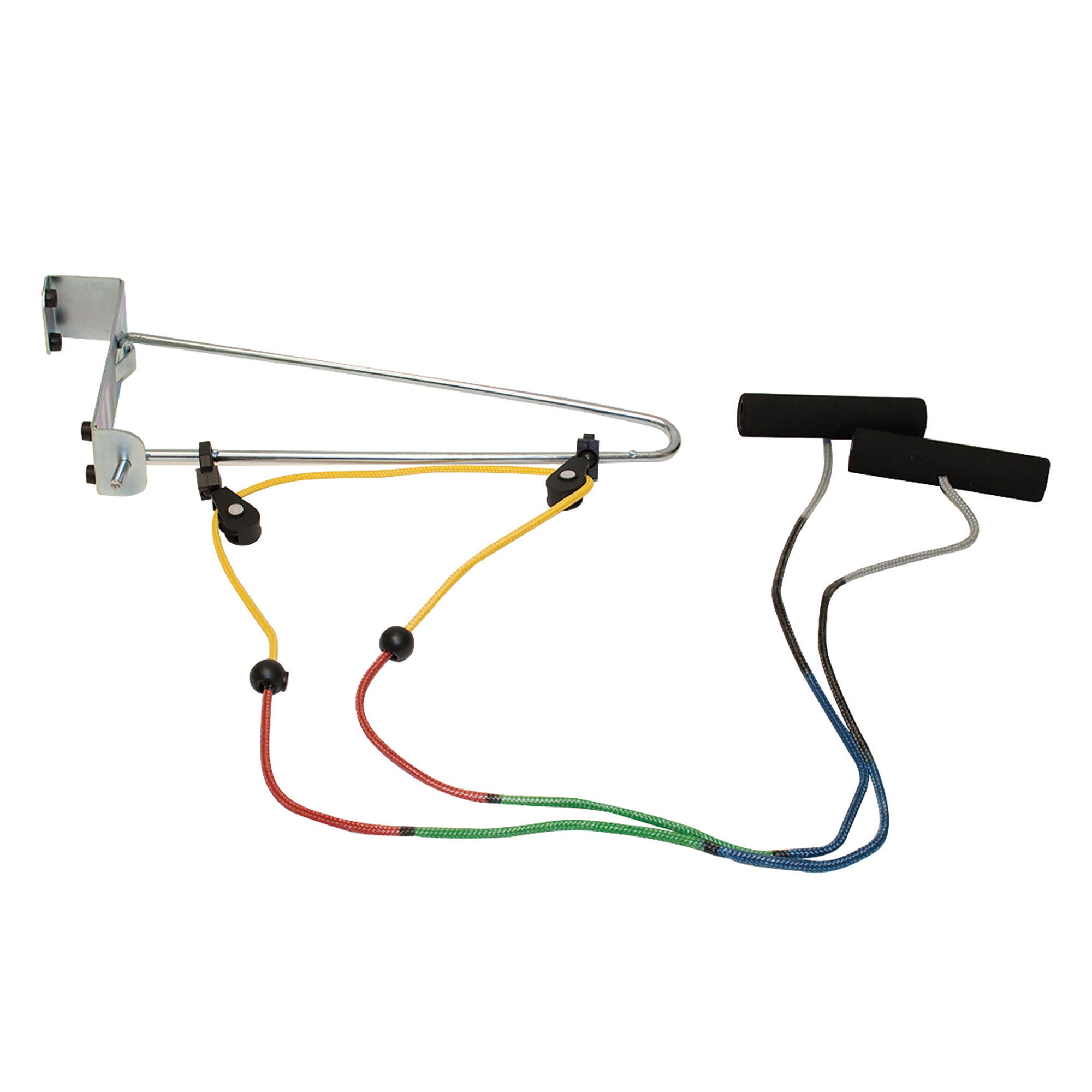 Fabrication Enterprises - 50-1034 Shoulder Exerciser CanDo® Overdoor Shoulder Pulley / Visualizer® Color System Yellow / Red / Green / Blue / Black Varied Resistance