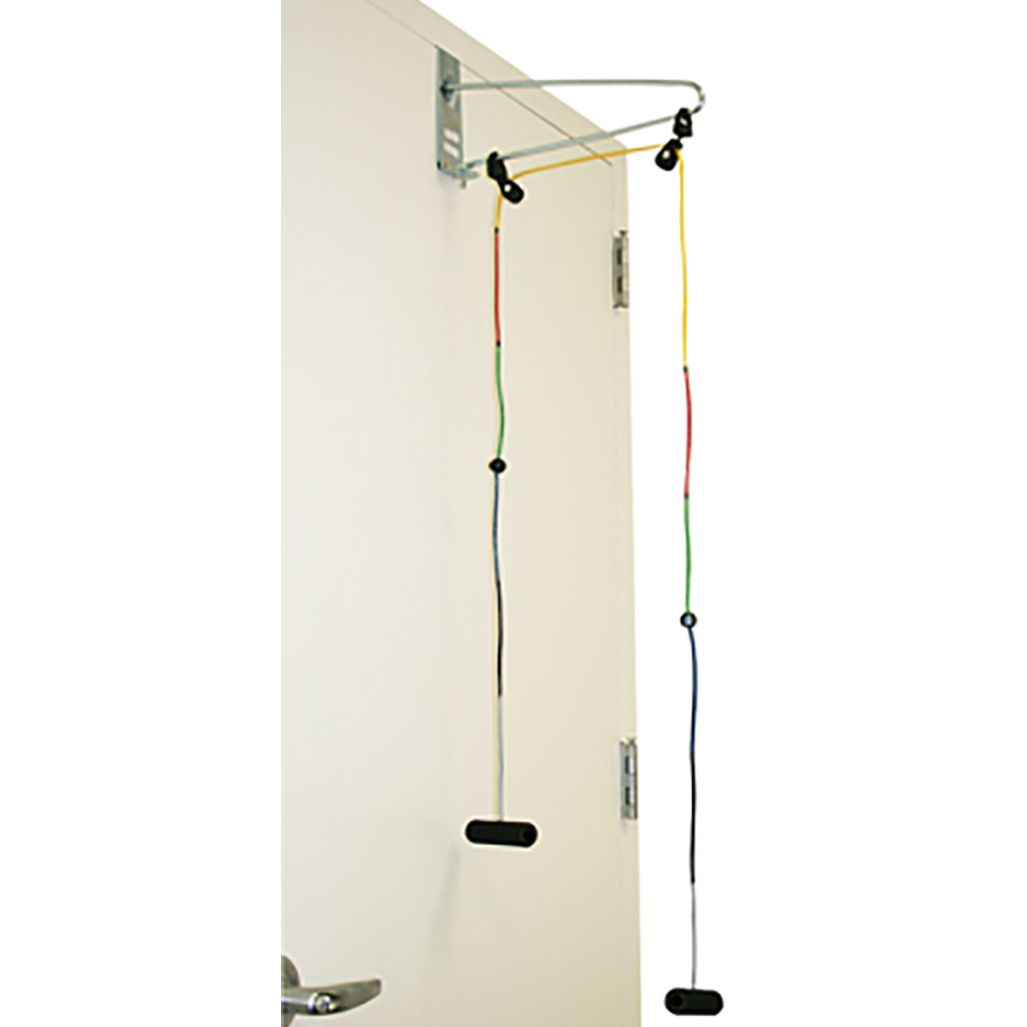 Fabrication Enterprises - 50-1034 Shoulder Exerciser CanDo® Overdoor Shoulder Pulley / Visualizer® Color System Yellow / Red / Green / Blue / Black Varied Resistance