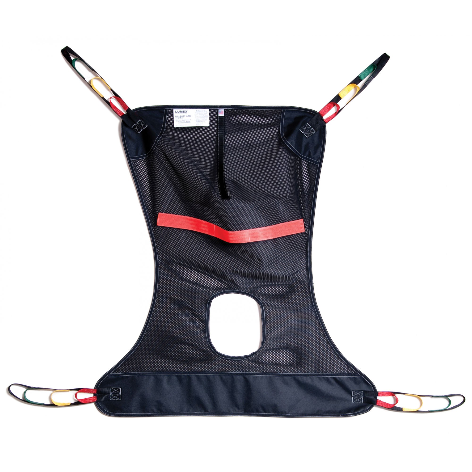 Graham-Field - FMC114 Full Body Commode Sling 4 Point Cradle With Head Support Medium 450 lbs. Weight Capacity