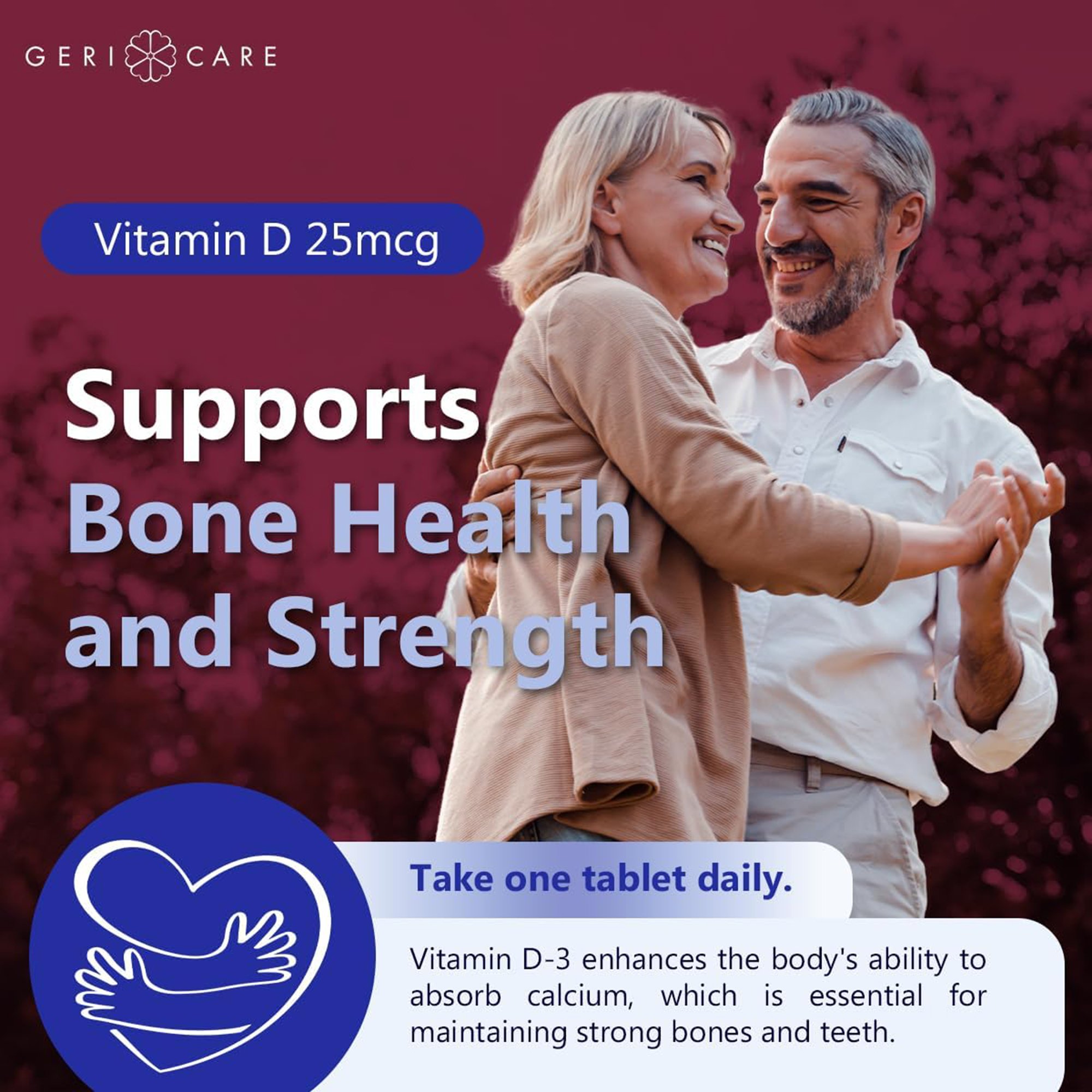 Geri-Care - 876-01-GCP Geri-Care® Vitamin D-3 Supplement