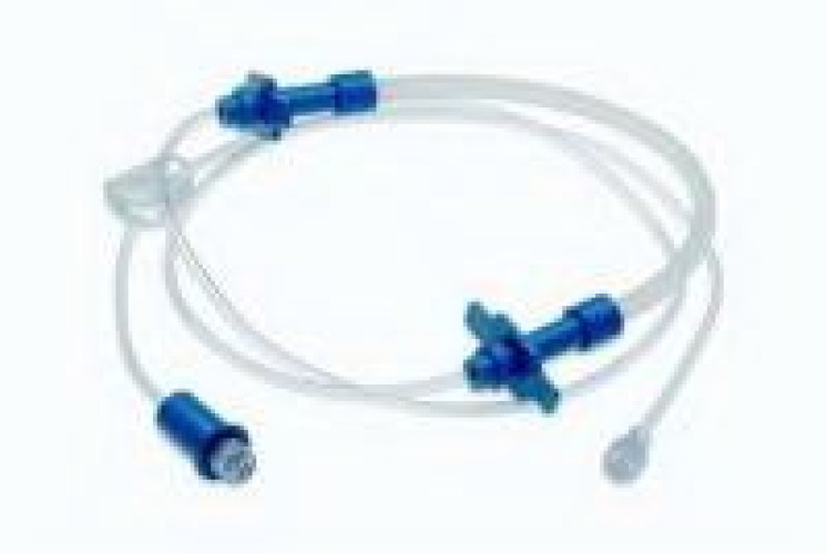 Baxter - H938331 Pharmacy Pump Set Baxter Repeater™ DEHP Pinch Clamp Macro Bore Sterile