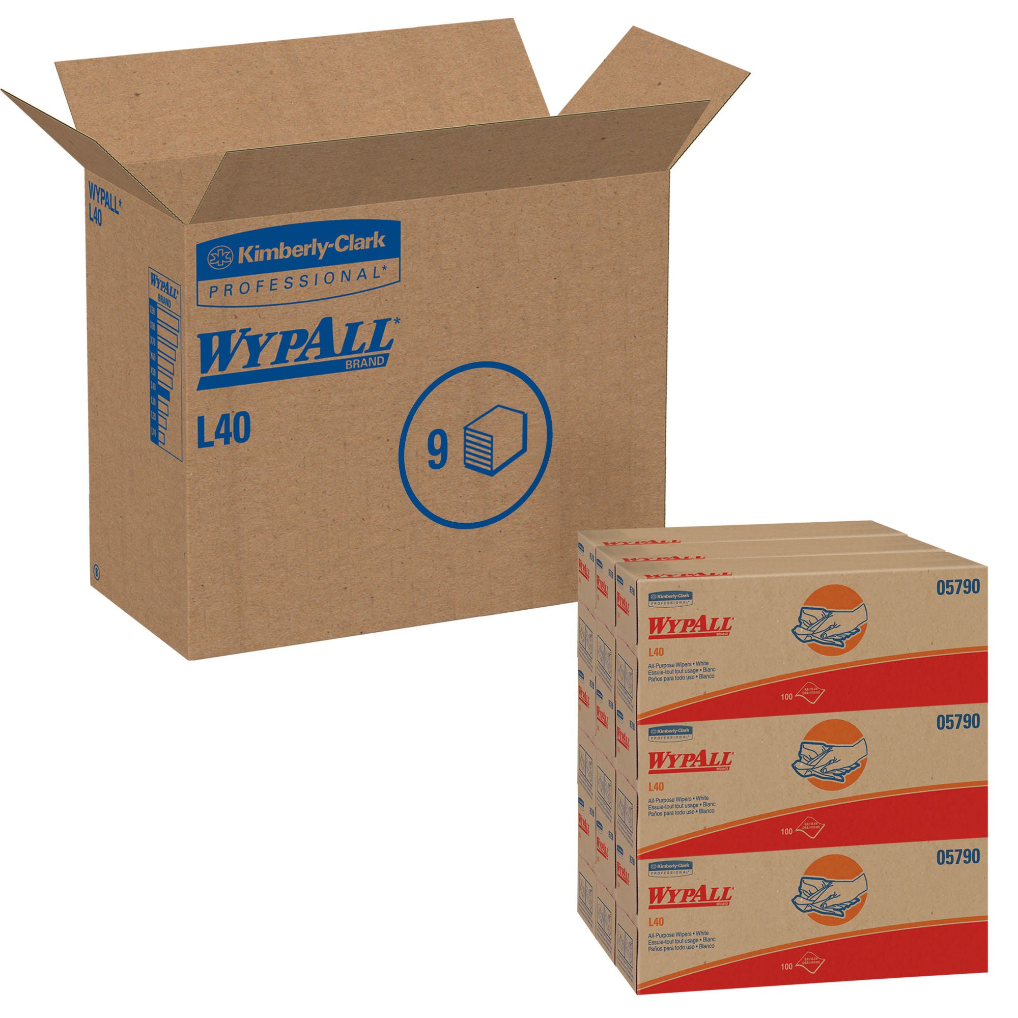 Kimberly Clark - 05790 WypAll® PowerClean™ L40 Extra Absorbent Towels