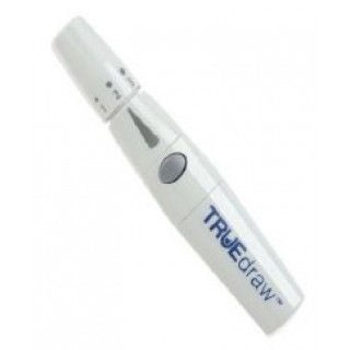 Trividia Health Inc - M2H01-81 Lancing Device Truedraw™ Self Destructive Mechanism Push Button Activation Multiple Sites