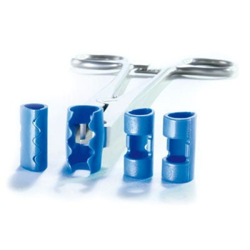 Aesculap - FF015P Scalp Clip ScalpFix Raney Style Plastic Medium Blue Clip 10 Clips