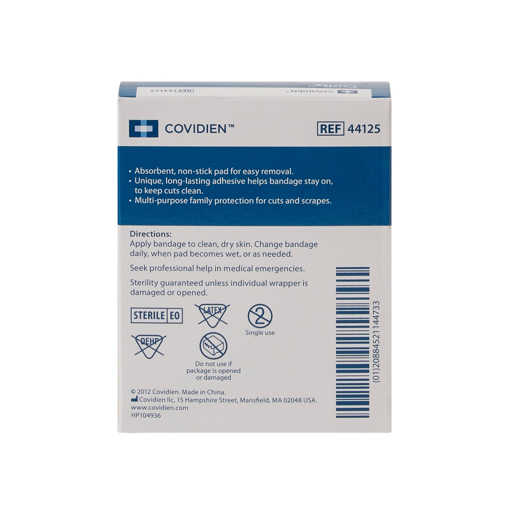 Cardinal 44125 - Curity™ Zoo Design Adhesive Strip, ¾ x 3 Inch - 1/Box, 24/Case