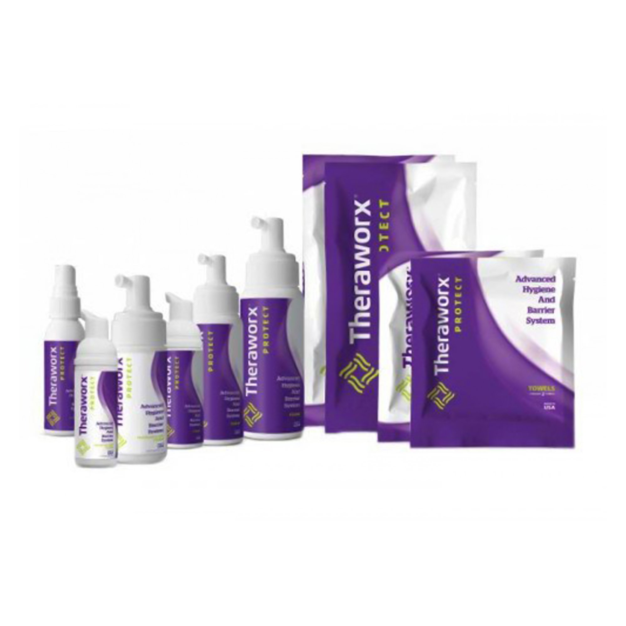 Avadim HXC-04Z - Theraworx™ Rinse-Free Foaming Body Wash 4 oz. - 1/Each, 24/Case