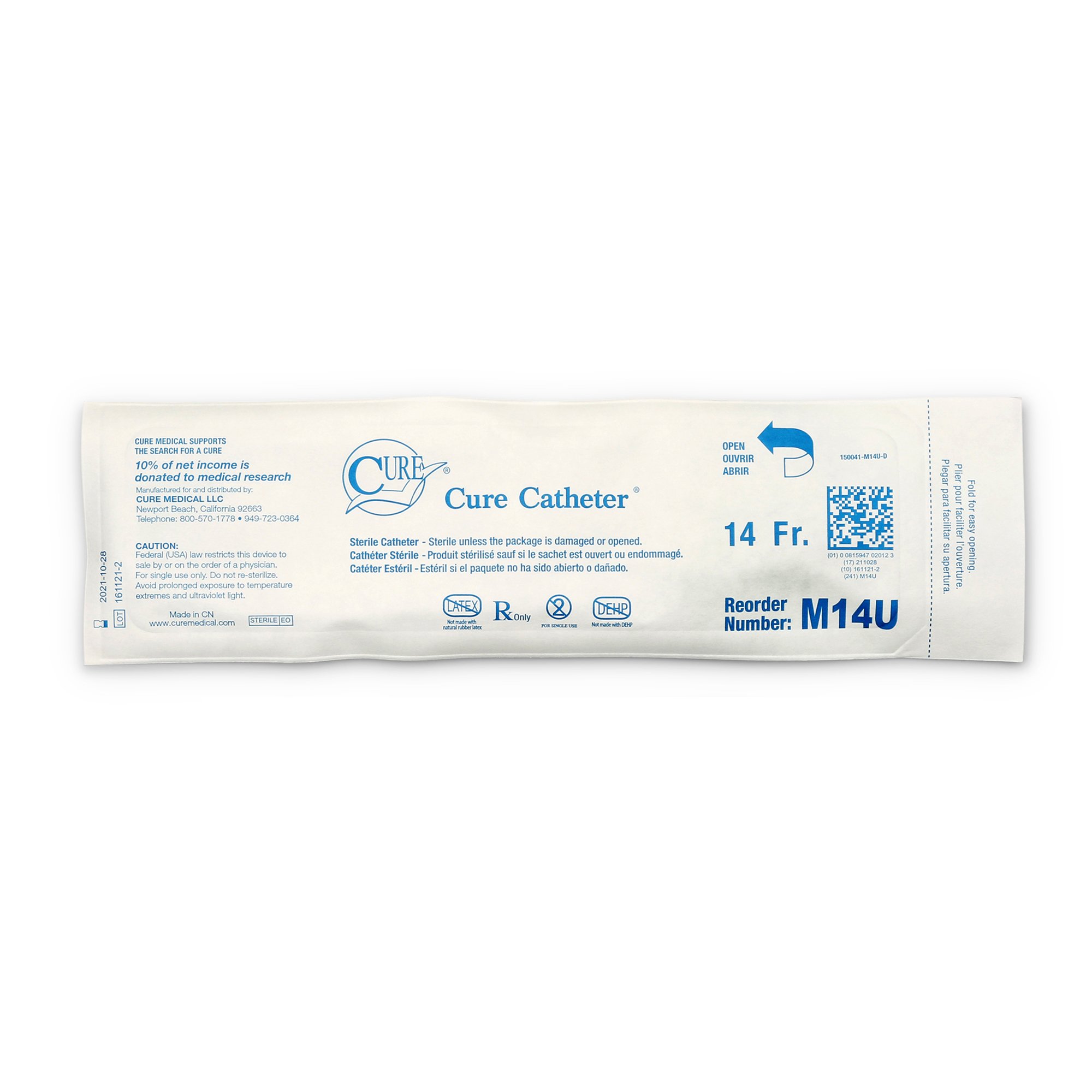 ConvaTec - M14U Cure Catheter™ Urethral Catheter