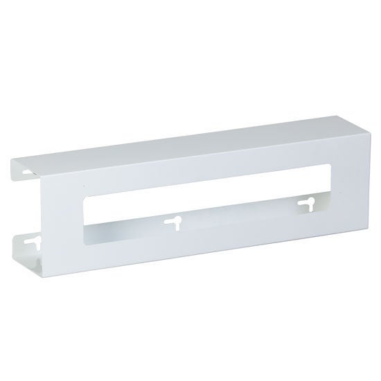 Clinton Industries - GW-2022 Glove Box Holder Slimline Horizontal or Vertical Mounted 2-Box Capacity White 4 X 5-1/2 X 20 Inch Powder-Coated Metal