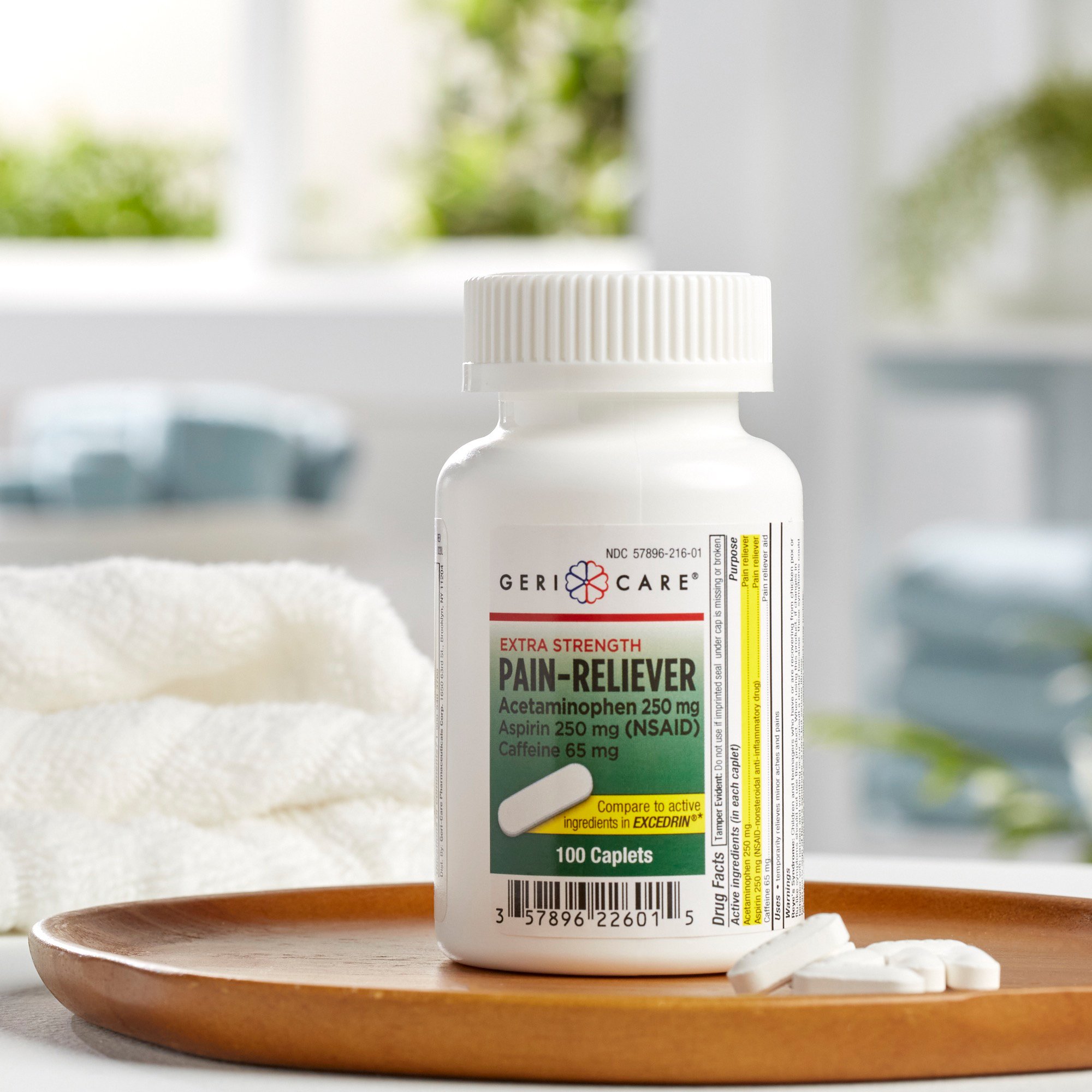 Geri-Care - 226-01-GCP Geri-Care® Acetaminophen / Aspirin / Caffeine Pain Relief
