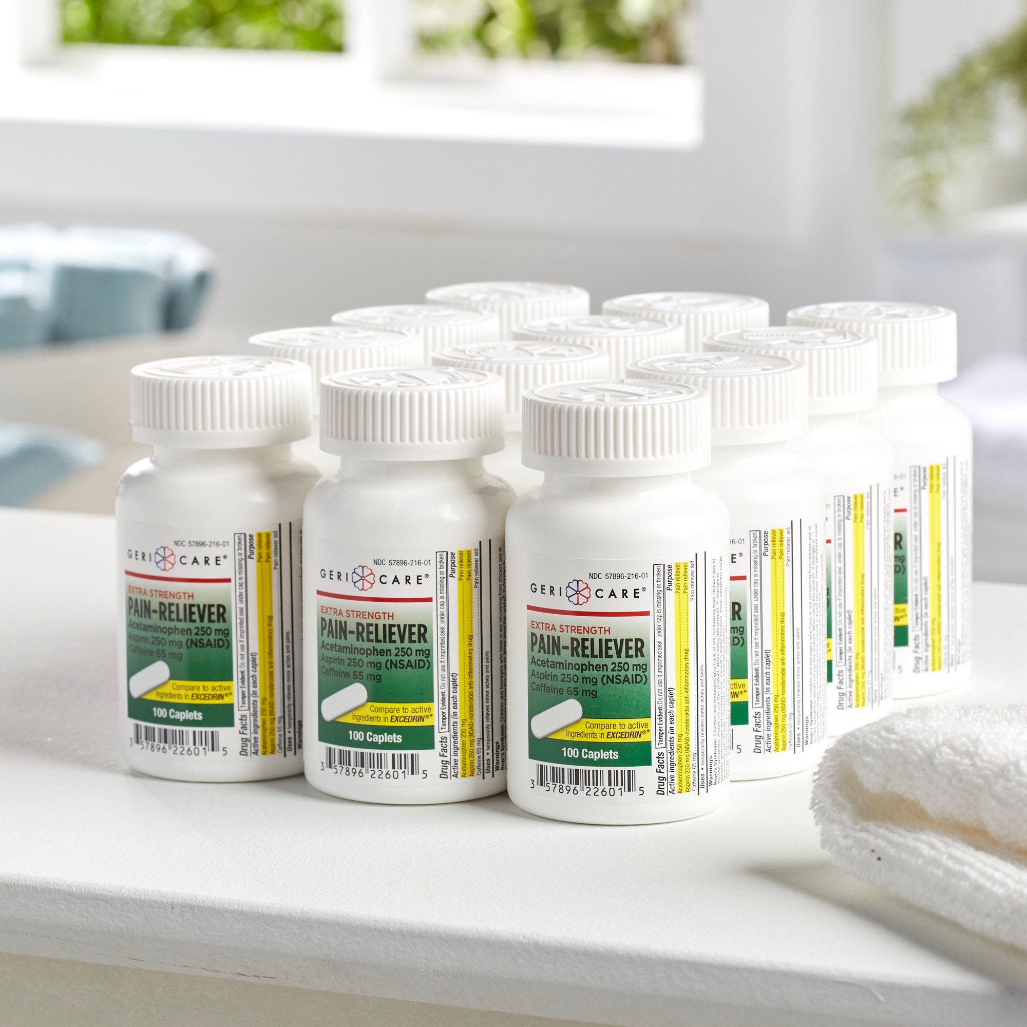 Geri-Care - 226-01-GCP Geri-Care® Acetaminophen / Aspirin / Caffeine Pain Relief