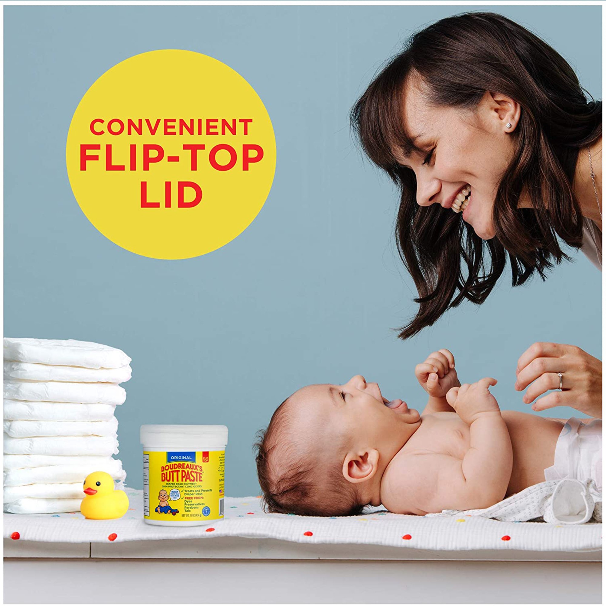 C.B. Fleet - 62103033306 Boudreaux's Butt Paste® Diaper Rash Treatment 16 oz. Jar