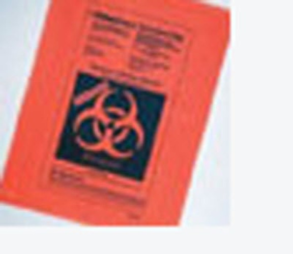 Fisher Anatomical - 01815B Autoclavable Biohazard Waste Bag Fisherbrand™ Biohazard Symbol Orange 24 X 30 Inch