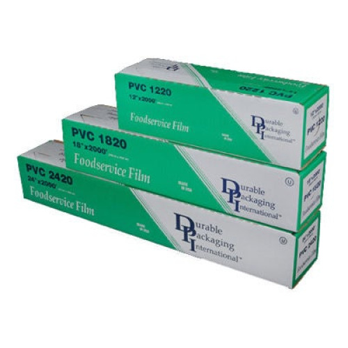Durable Inc - PVC1820 Food Wrap Film Durable Foil™ 18 Inch X 200 Foot For use with Food Containers