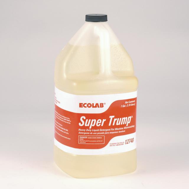 Ecolab - 6112740 Dish Detergent Ecolab® Super Trump® 1 gal. Jug Liquid Unscented
