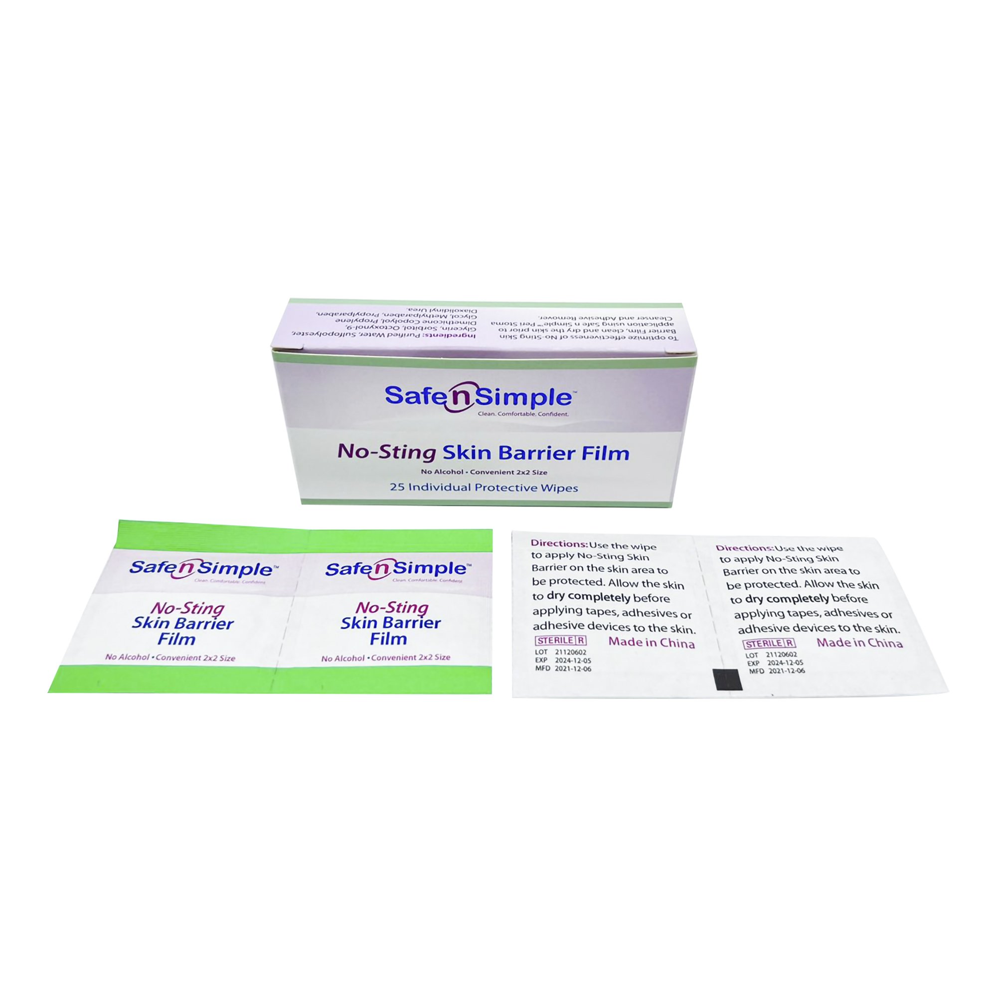 Safe N Simple - SNS80725 Safe n Simple™ Barrier Wipe