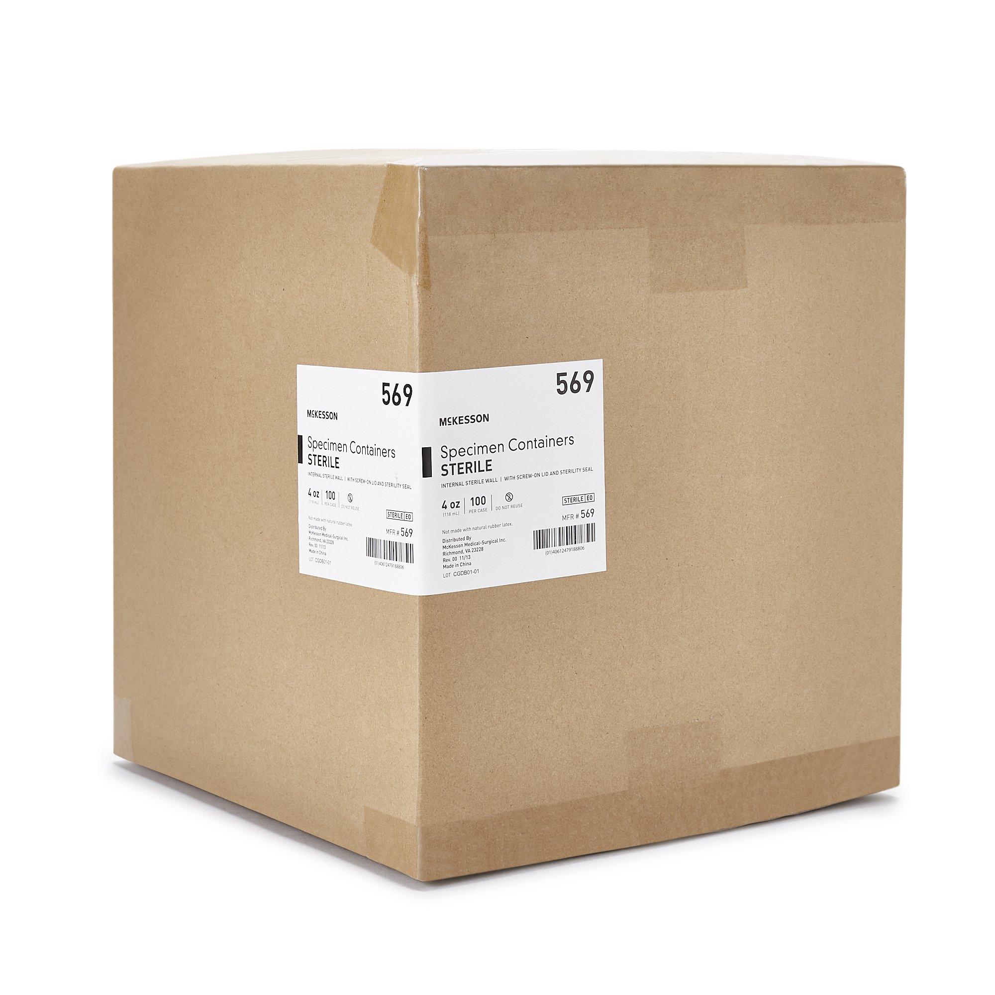 McKesson Brand 569 - McKesson Specimen Container, 120 mL - 1/Each, 100/Case