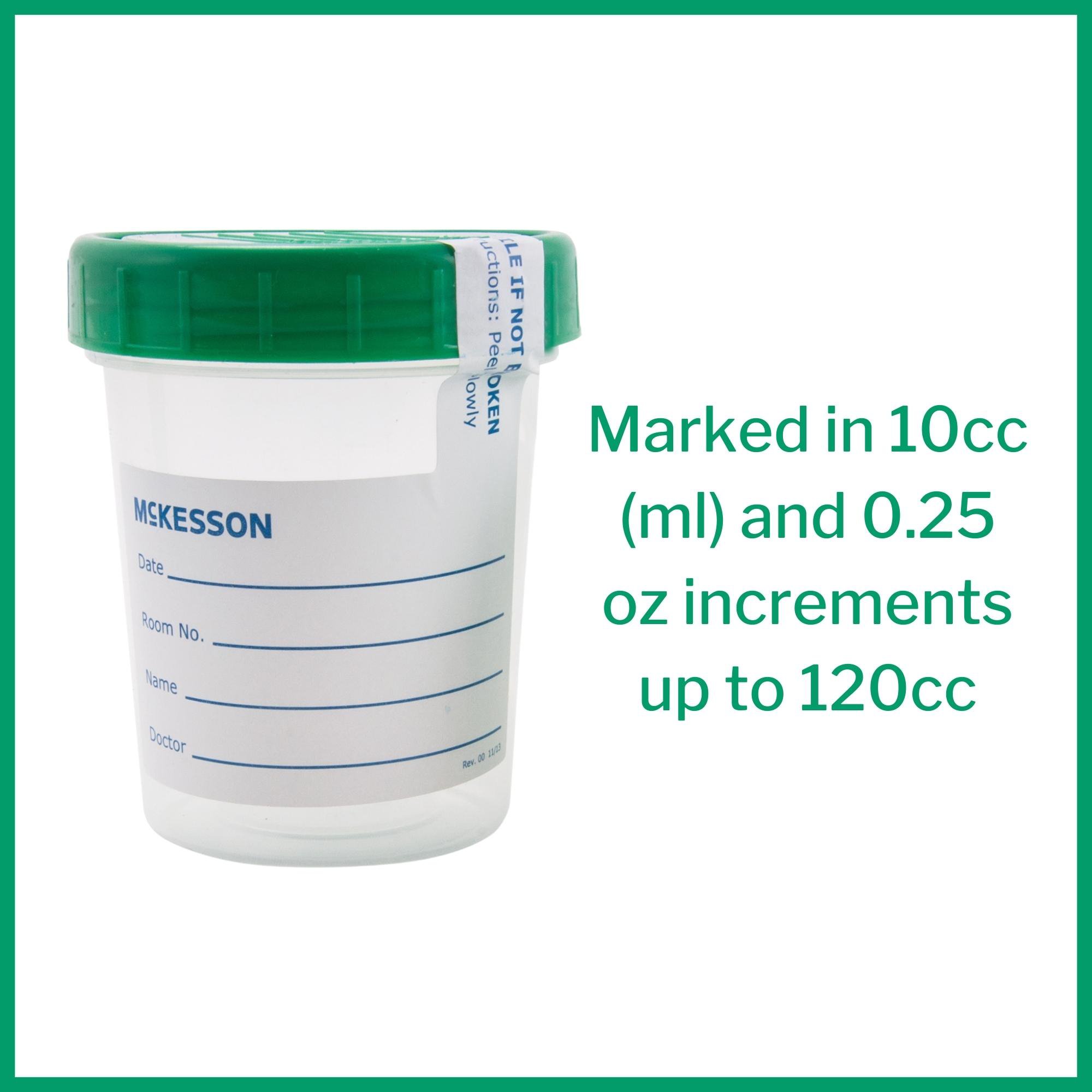 McKesson Brand 569 - McKesson Specimen Container, 120 mL - 1/Each, 100/Case