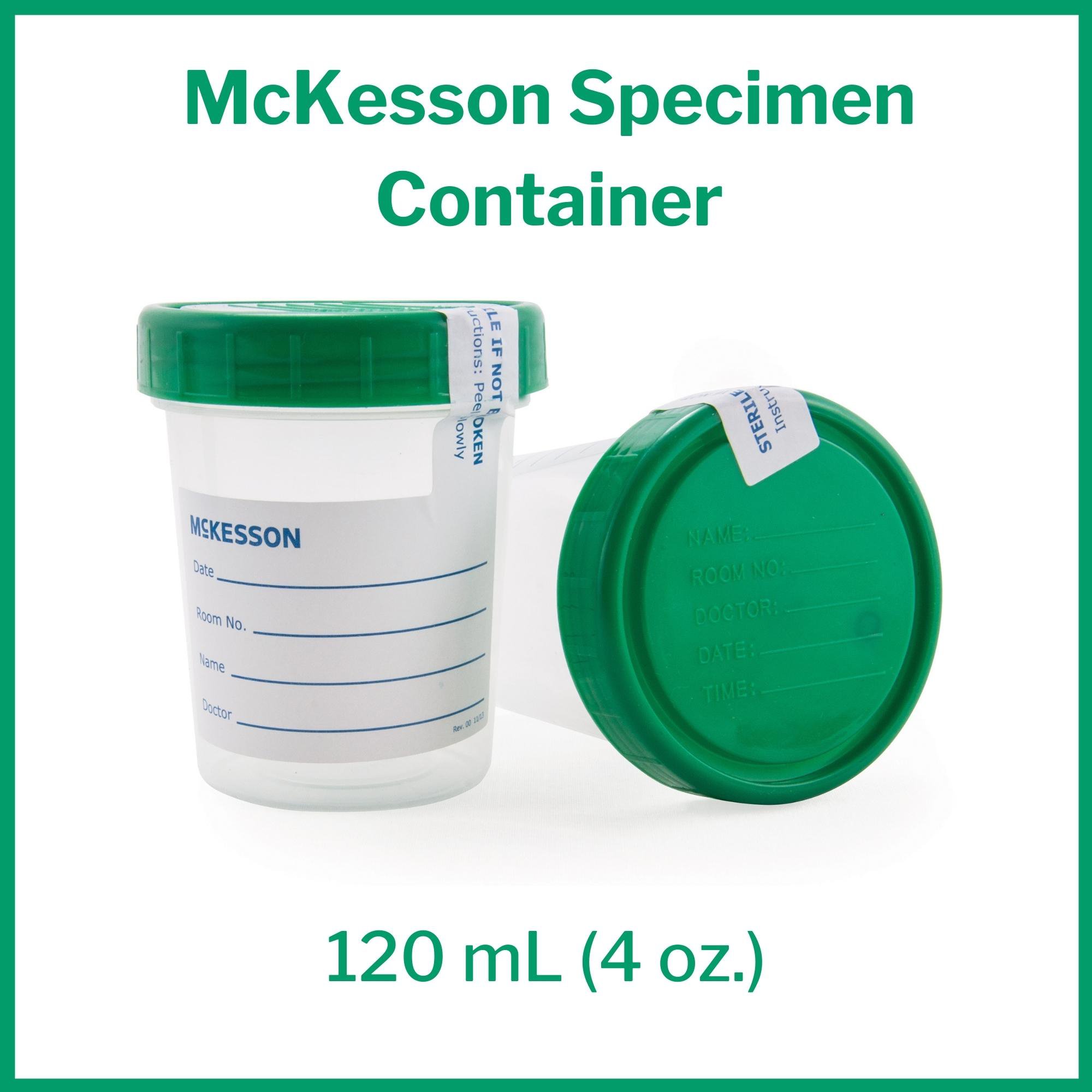 McKesson Brand 569 - McKesson Specimen Container, 120 mL - 1/Each, 100/Case