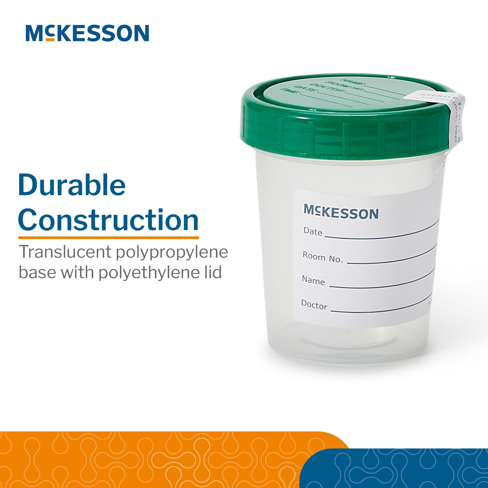 McKesson Brand - 569 McKesson Specimen Container