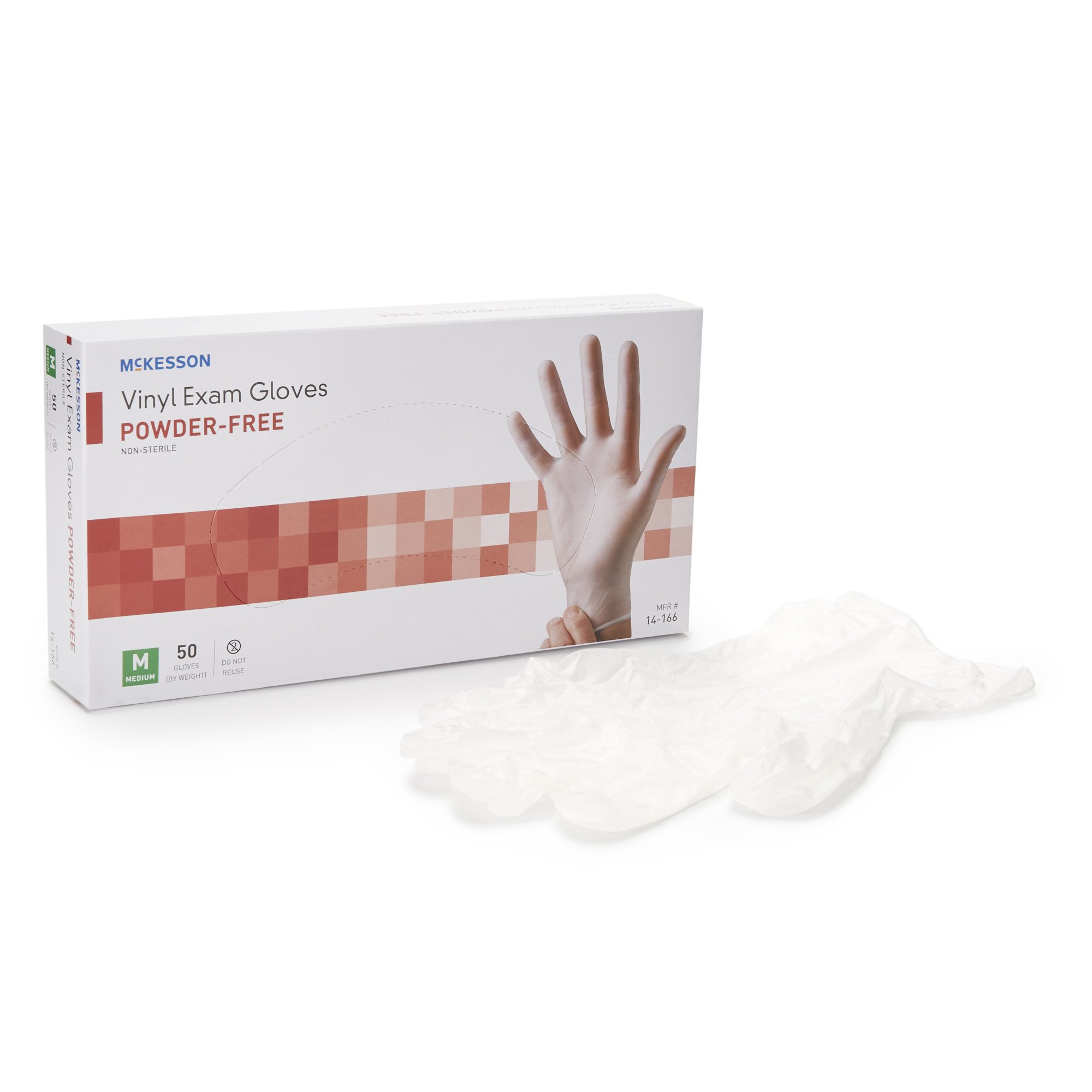 McKesson Brand - 14-166 McKesson Confiderm® Vinyl Exam Glove