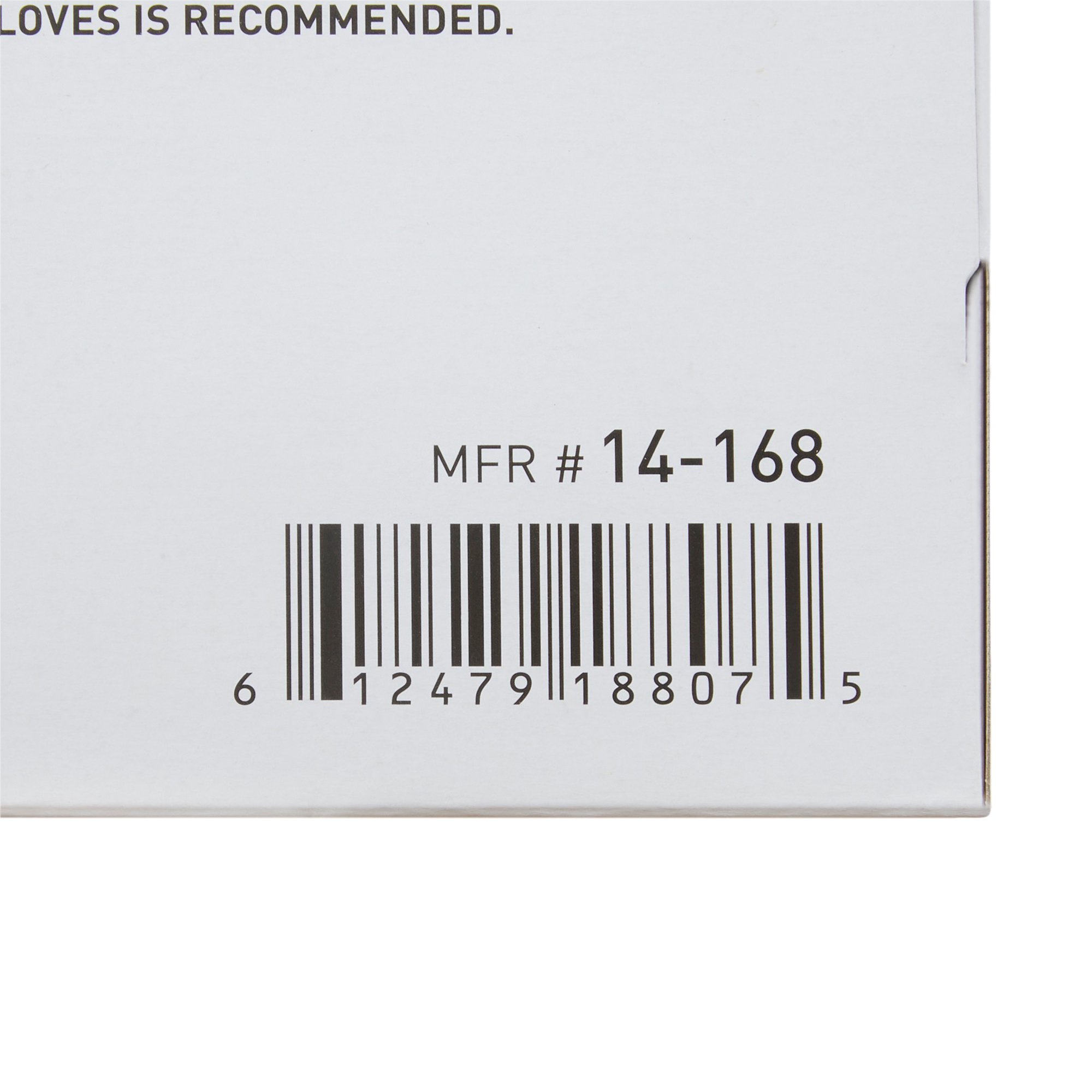 McKesson Brand 14-168 - McKesson Confiderm® Vinyl Exam Glove, Large, Clear - 50/Box, 1000/Case