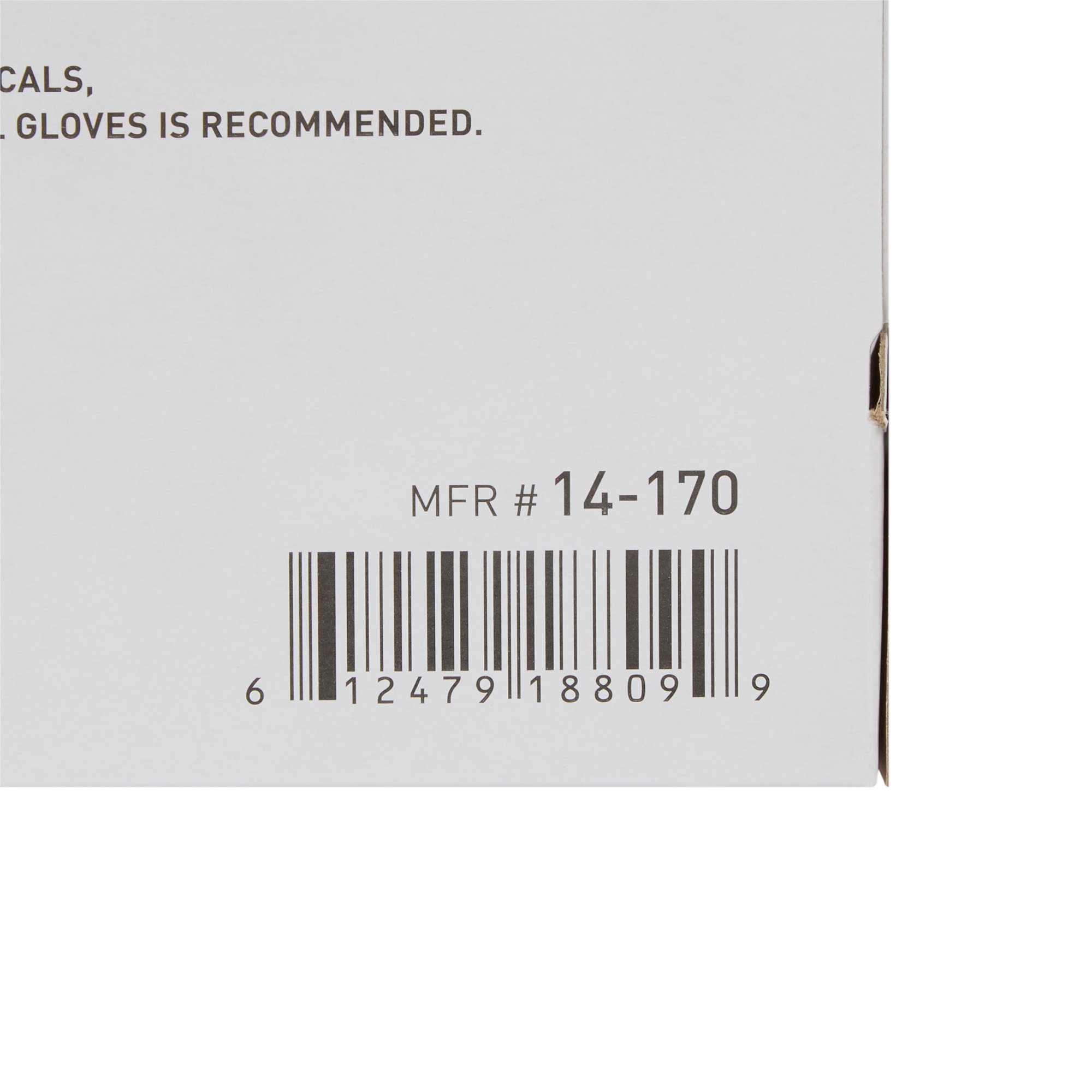 McKesson Brand 14-170 - McKesson Confiderm® Vinyl Exam Glove, Extra Large, Clear - 50/Box, 1000/Case