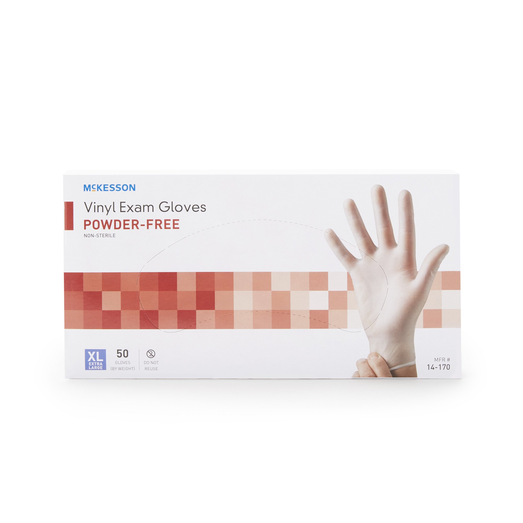 McKesson Brand - 14-170 McKesson Confiderm® Vinyl Exam Glove