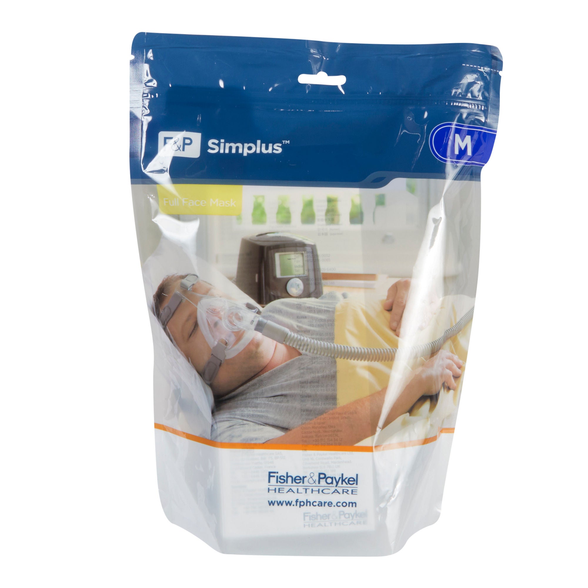 Fisher & Paykel - 400476 CPAP Mask Kit CPAP Mask Kit Simplus™ Full Face Style Medium Cushion
