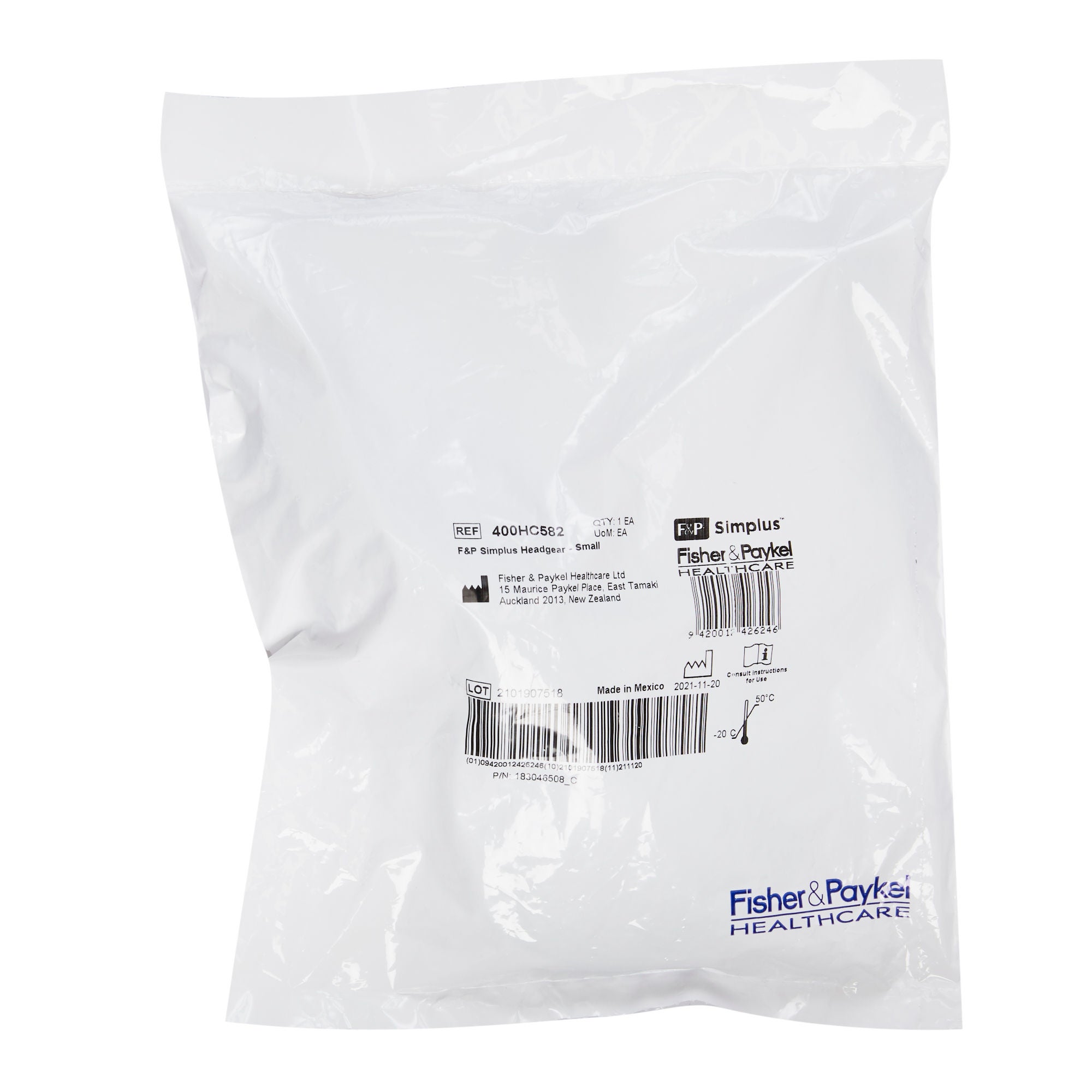 Fisher & Paykel - 400HC582 CPAP Mask Kit CPAP Headgear Simplus™