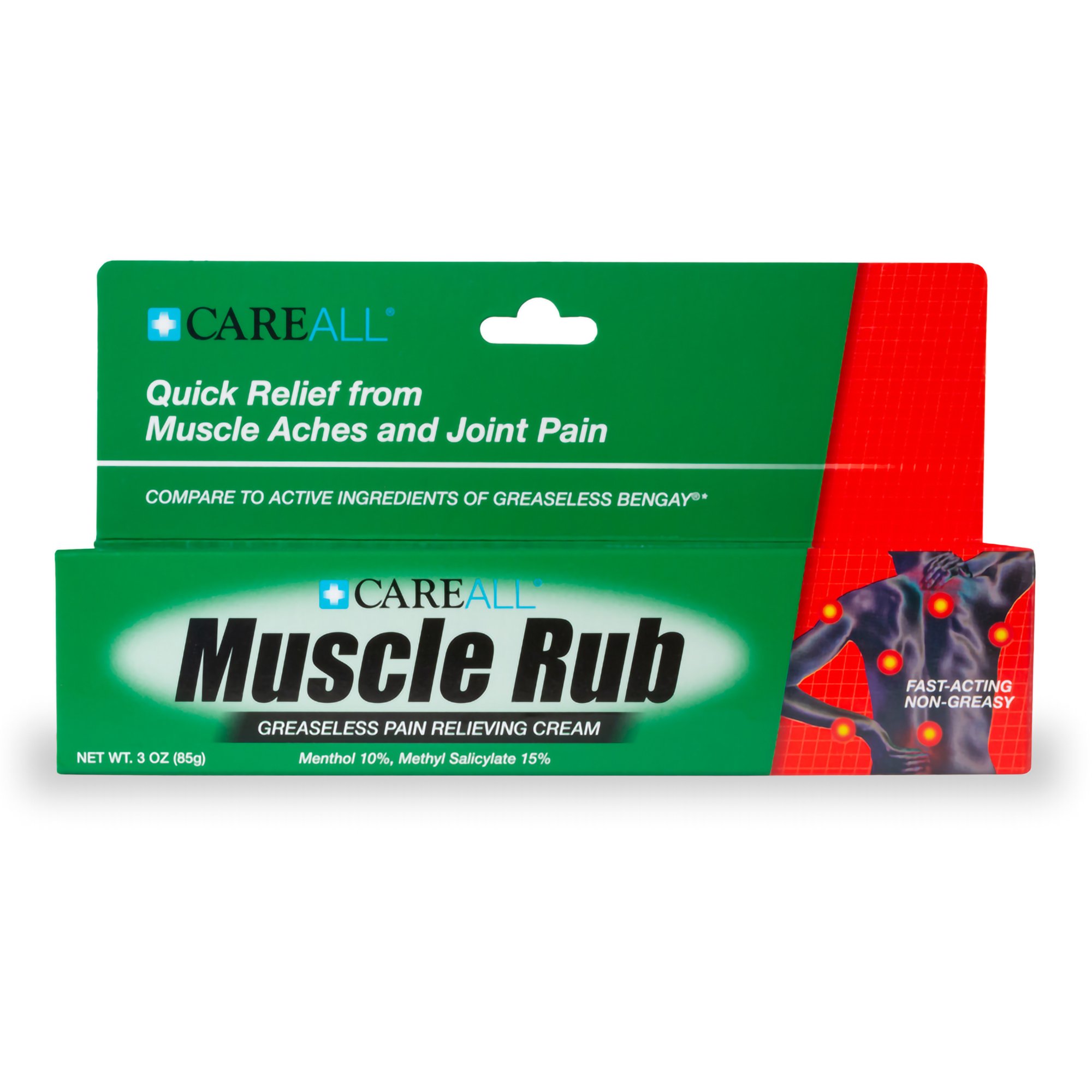 New World Imports - MUS3 CareAll® Menthol / Methyl Salicylate Topical Pain Relief