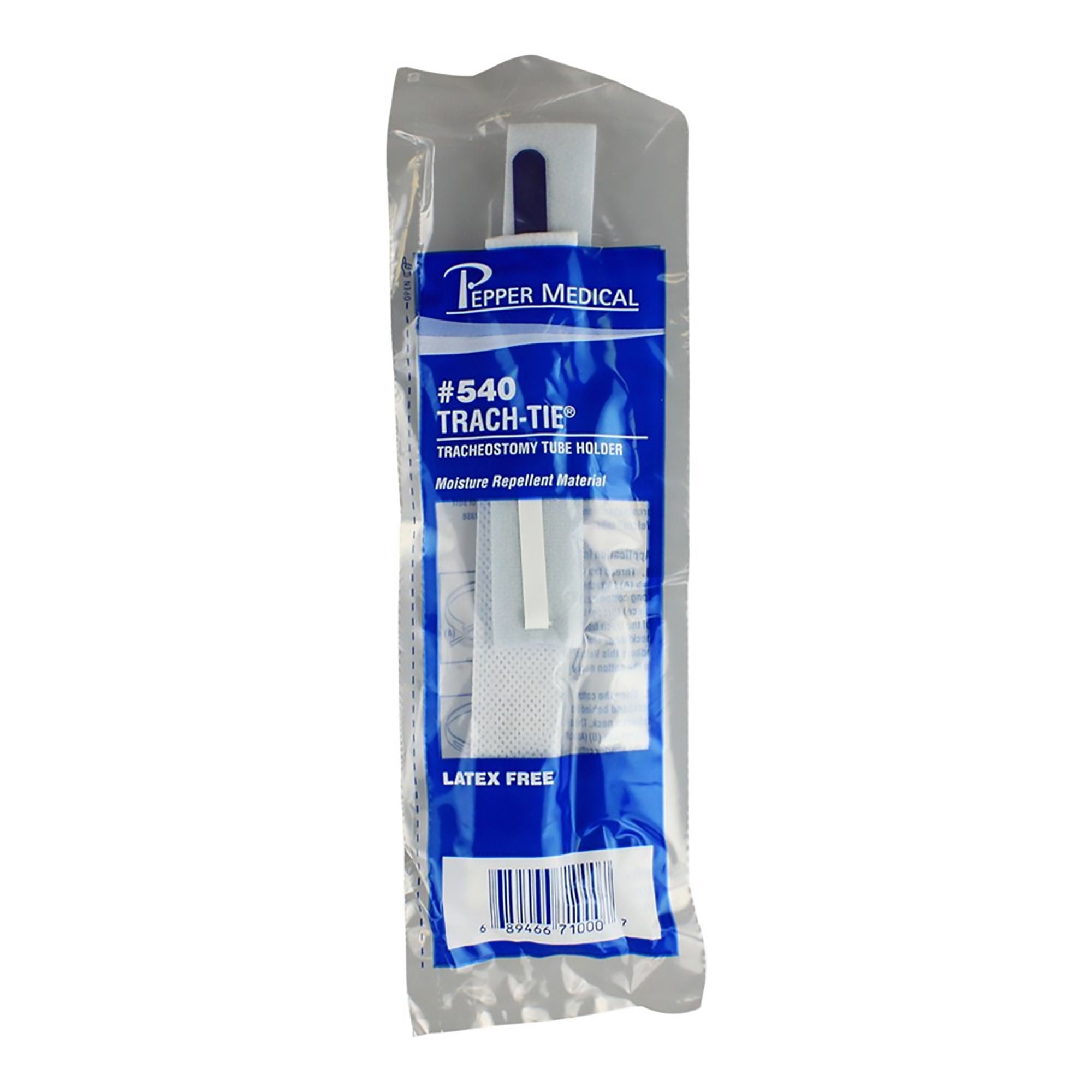 Pepper Medical - 540 Tracheostomy Tube Holder TRACH-TIE® 1 X 18-1/2 Inch Pediatric / Adult