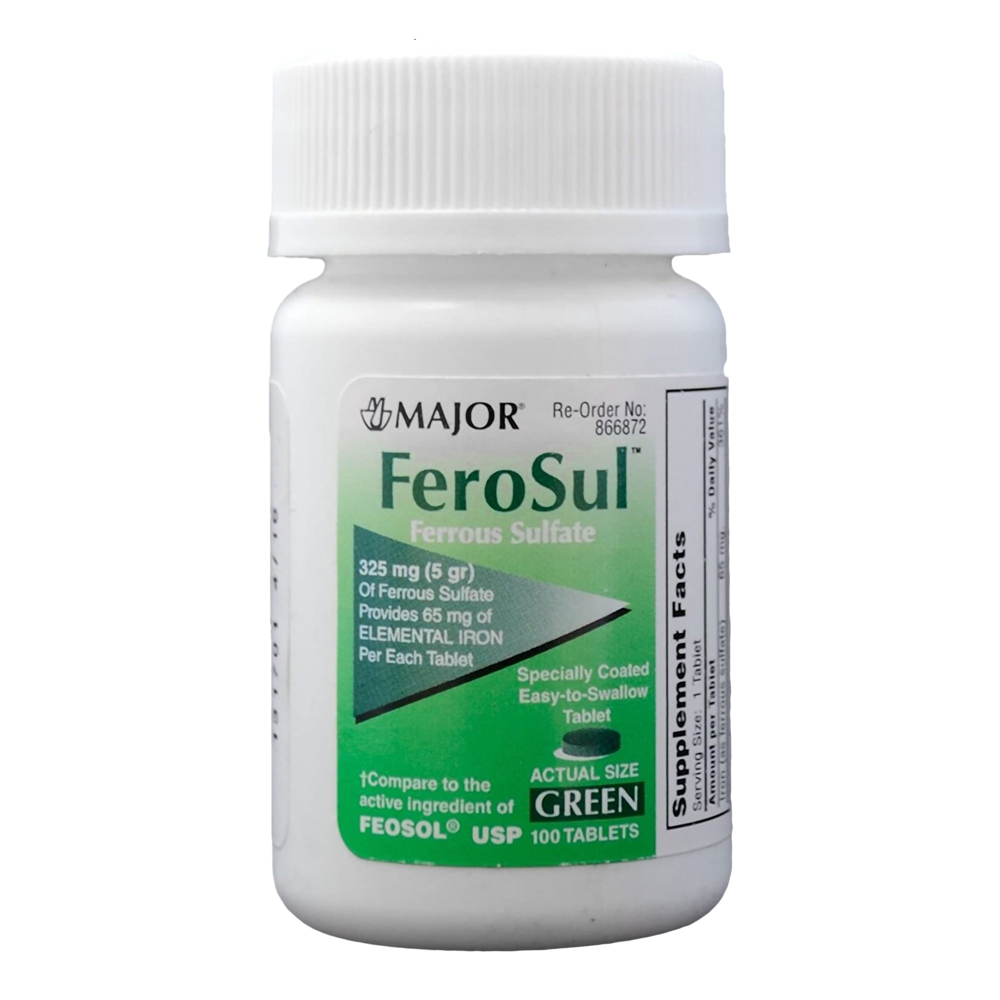 Major Pharmaceuticals - 00904759160 FeroSul® Iron Mineral Supplement