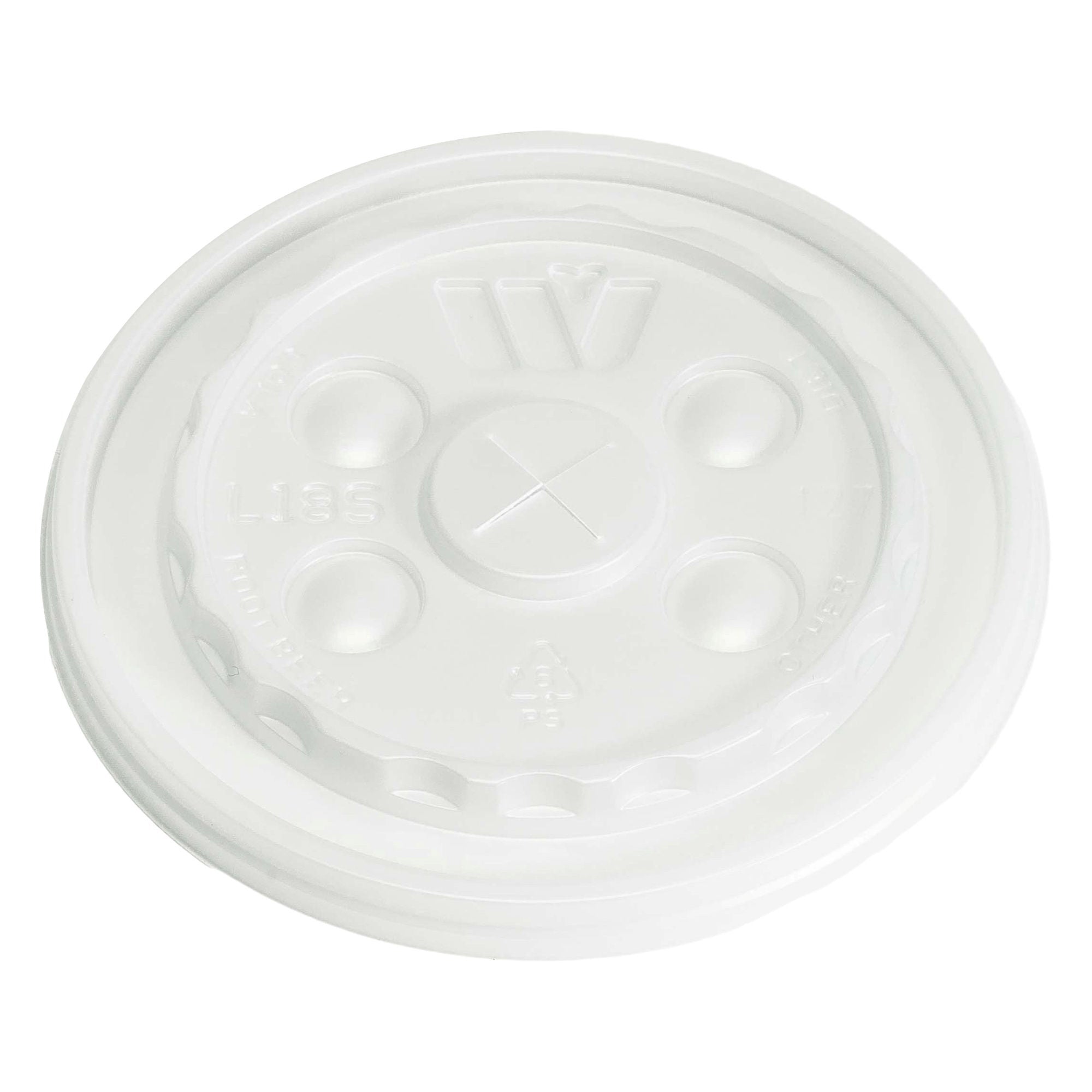 RJ Schinner Co - L18S Drinking Cup Slotted Lid WinCup® For 12 to 24 oz. Disposable Cups White Foam Disposable