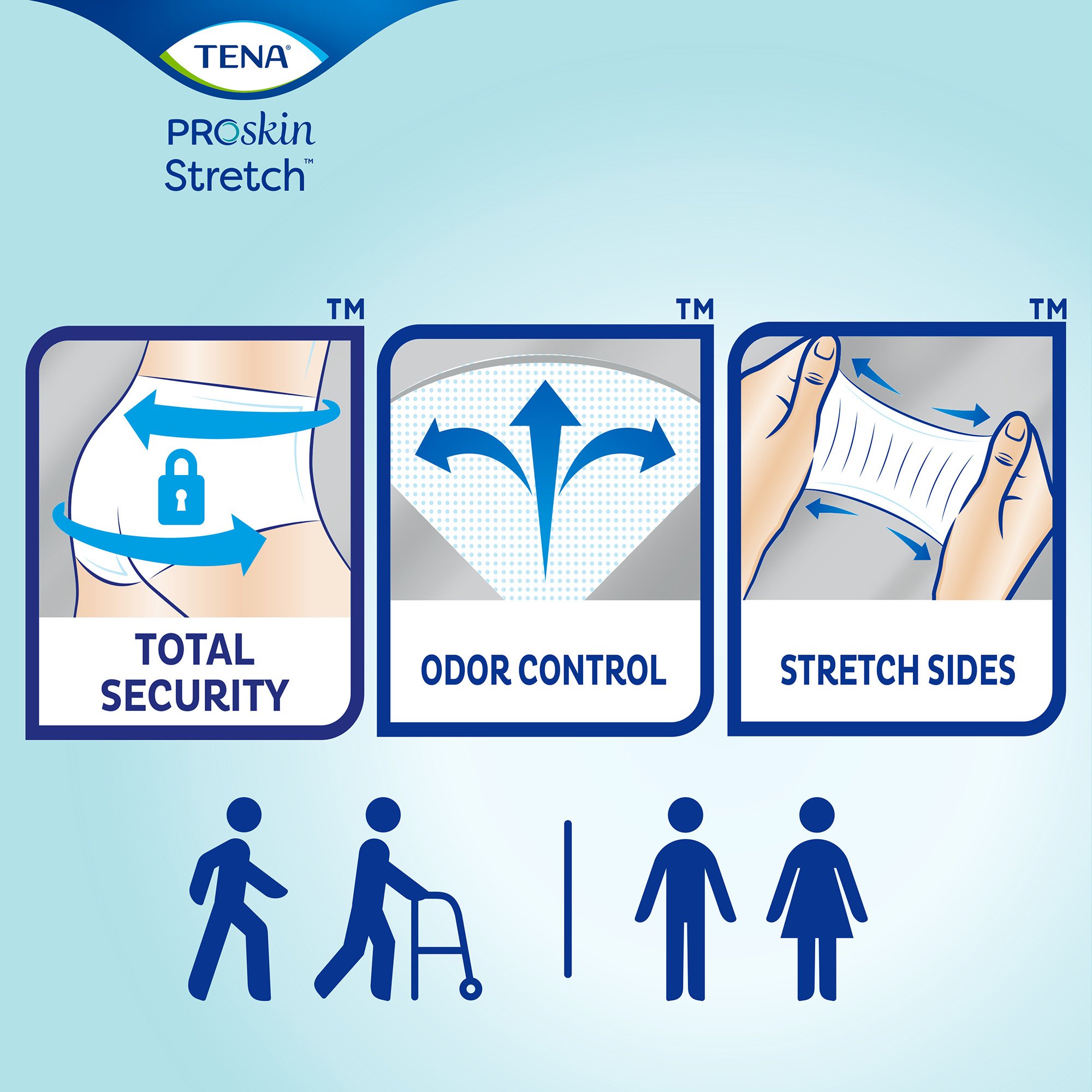 Essity HMS North America Inc - 67803 Tena® ProSkin Stretch™ Ultra Incontinence Brief