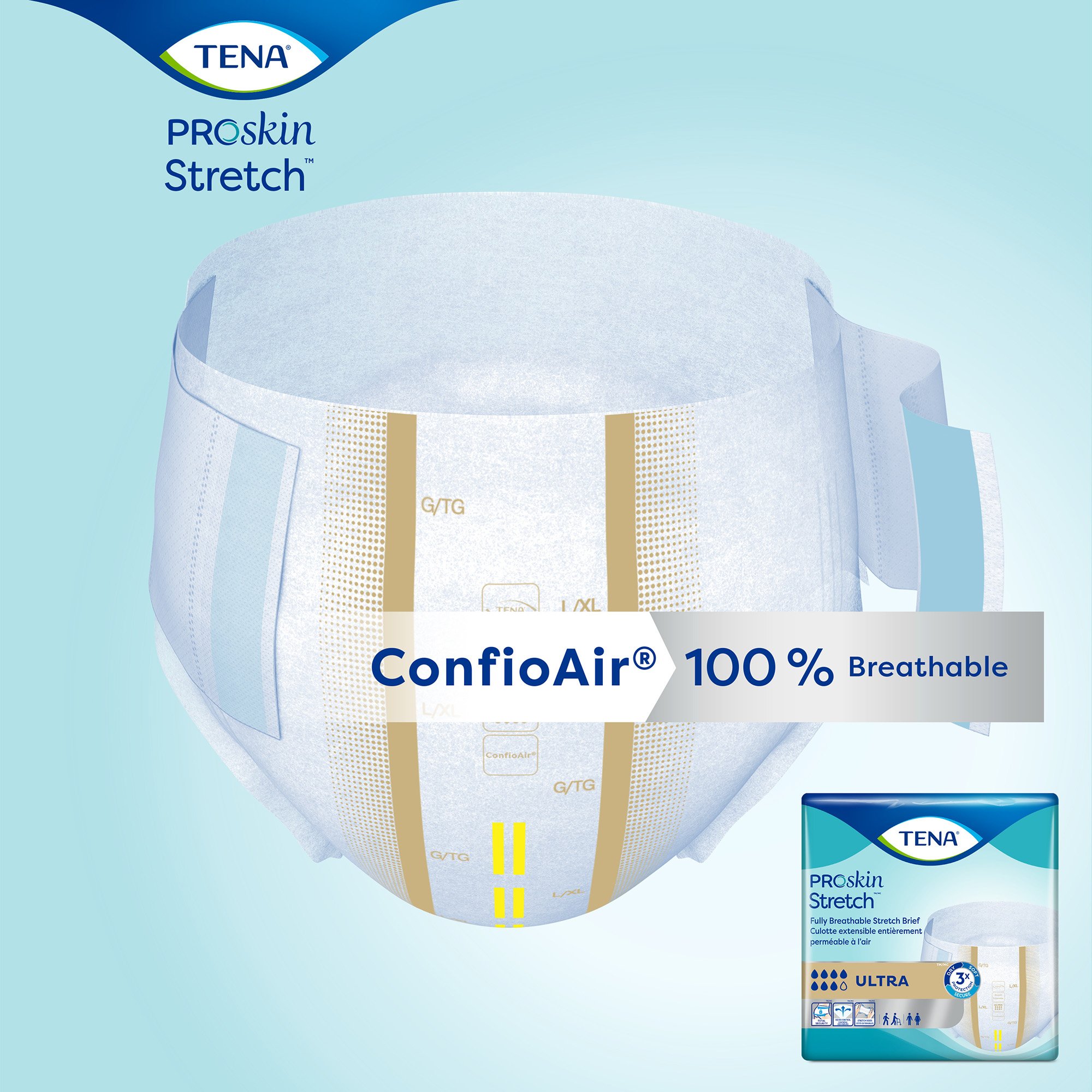 Essity HMS North America Inc - 67803 Tena® ProSkin Stretch™ Ultra Incontinence Brief