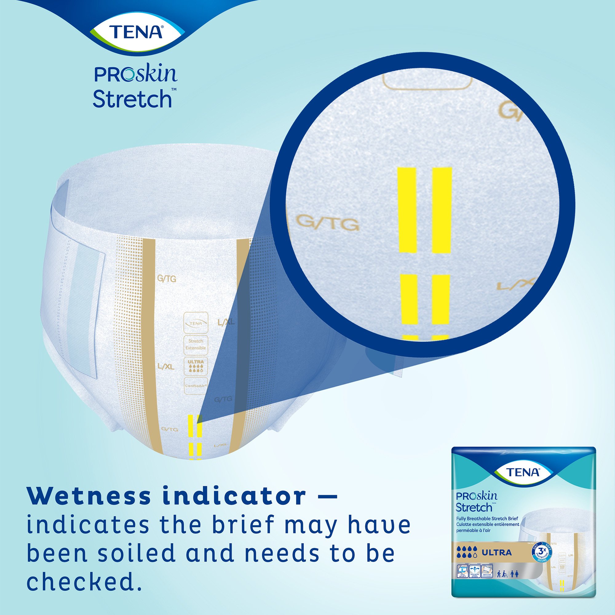 Essity HMS North America Inc - 67803 Tena® ProSkin Stretch™ Ultra Incontinence Brief