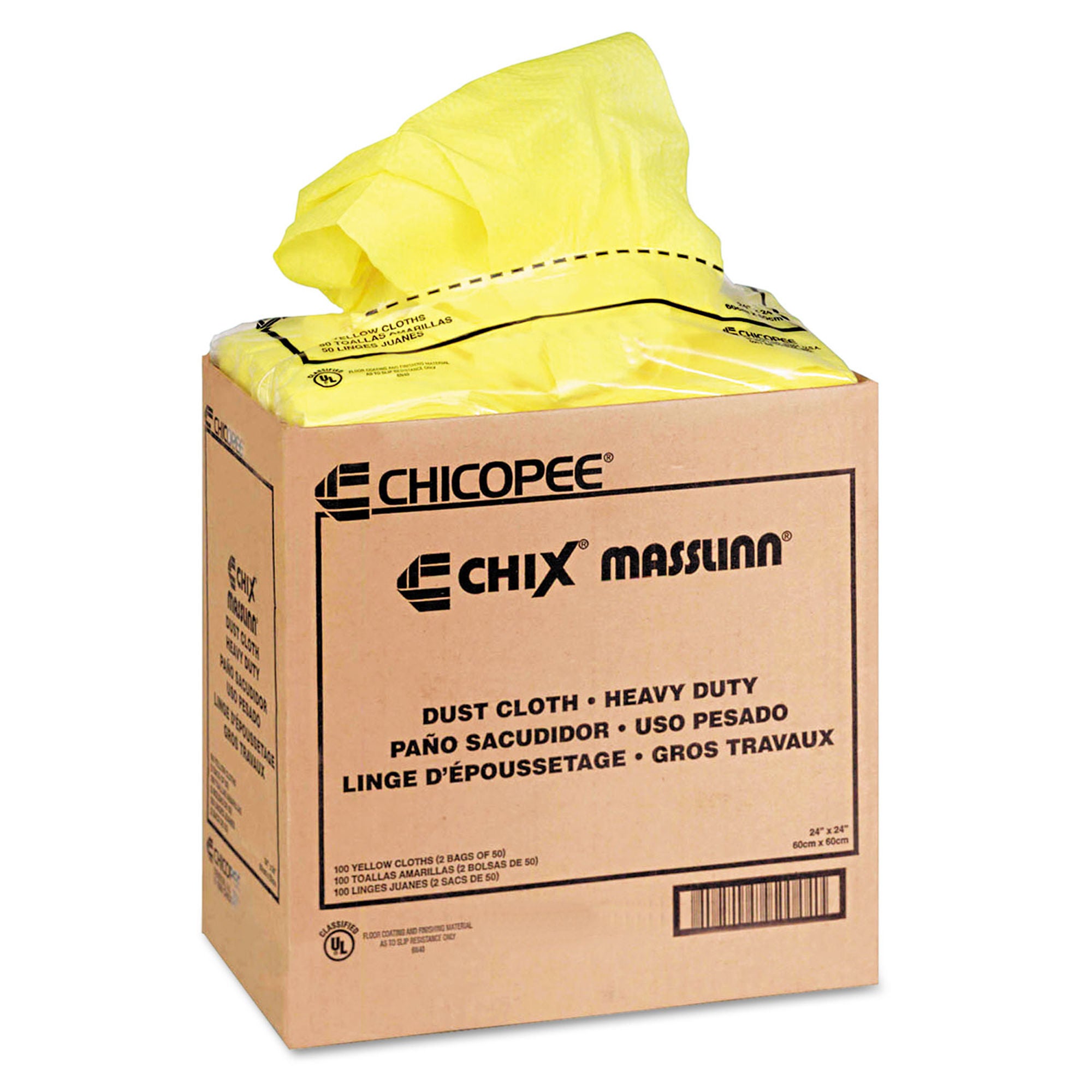 Essendant Co-United Stationers - CHI0911 Dust Cloth Chix® Viscose Fibers / Mineral Oil 24 X 24 Inch