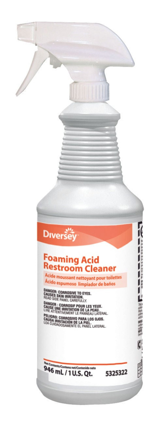 Essendant Co-United Stationers - DVO95325322 Toilet Bowl Cleaner Diversey™ Crew® Acid Based Trigger Spray Liquid 32 oz. Bottle Fresh Scent NonSterile