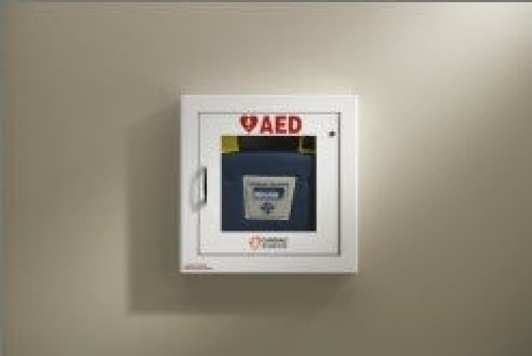 Zoll Medical - 50-00395-20 Diagnostic AED Cabinet Cardiac Science with Audio Alarm For use with AED Monitors