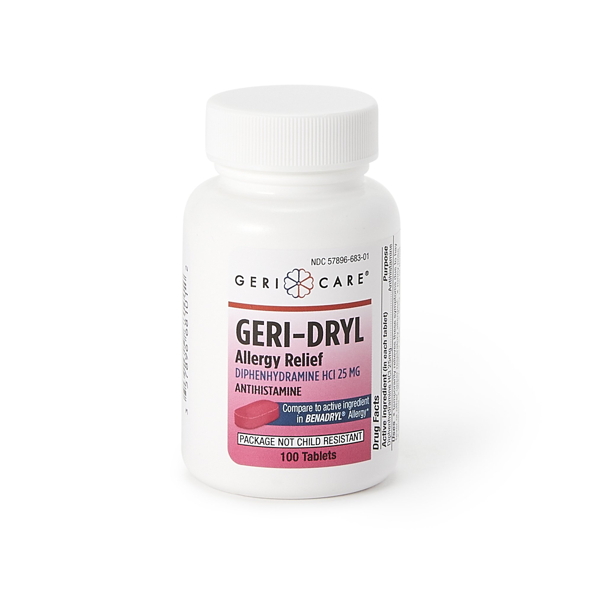Geri-Care - 681-01-GCP Geri-Dryl Diphenhydramine Allergy Relief