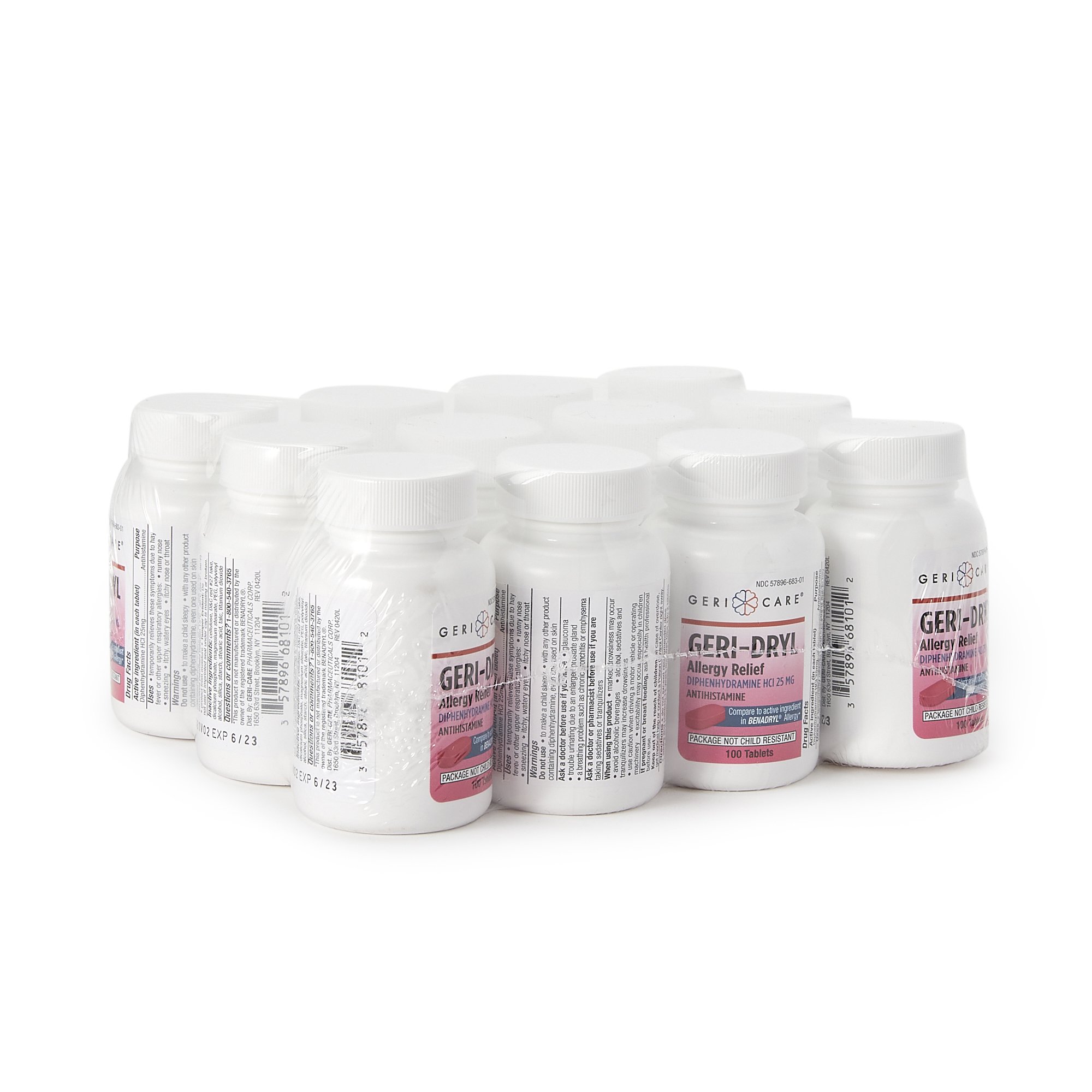 Geri-Care - 681-01-GCP Geri-Dryl Diphenhydramine Allergy Relief