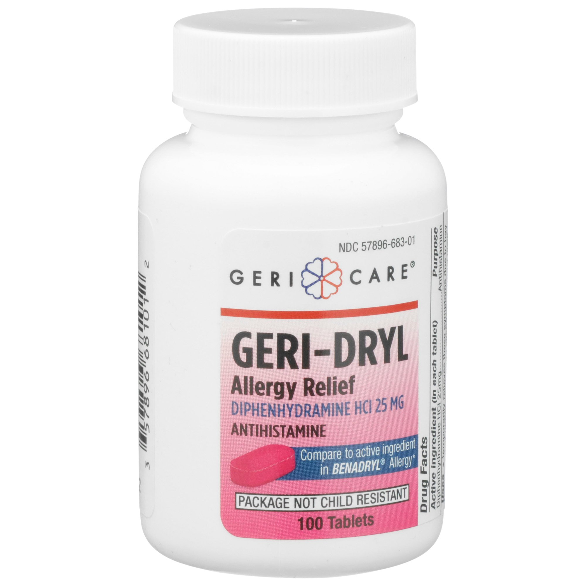 Geri-Care - 681-01-GCP Geri-Dryl Diphenhydramine Allergy Relief