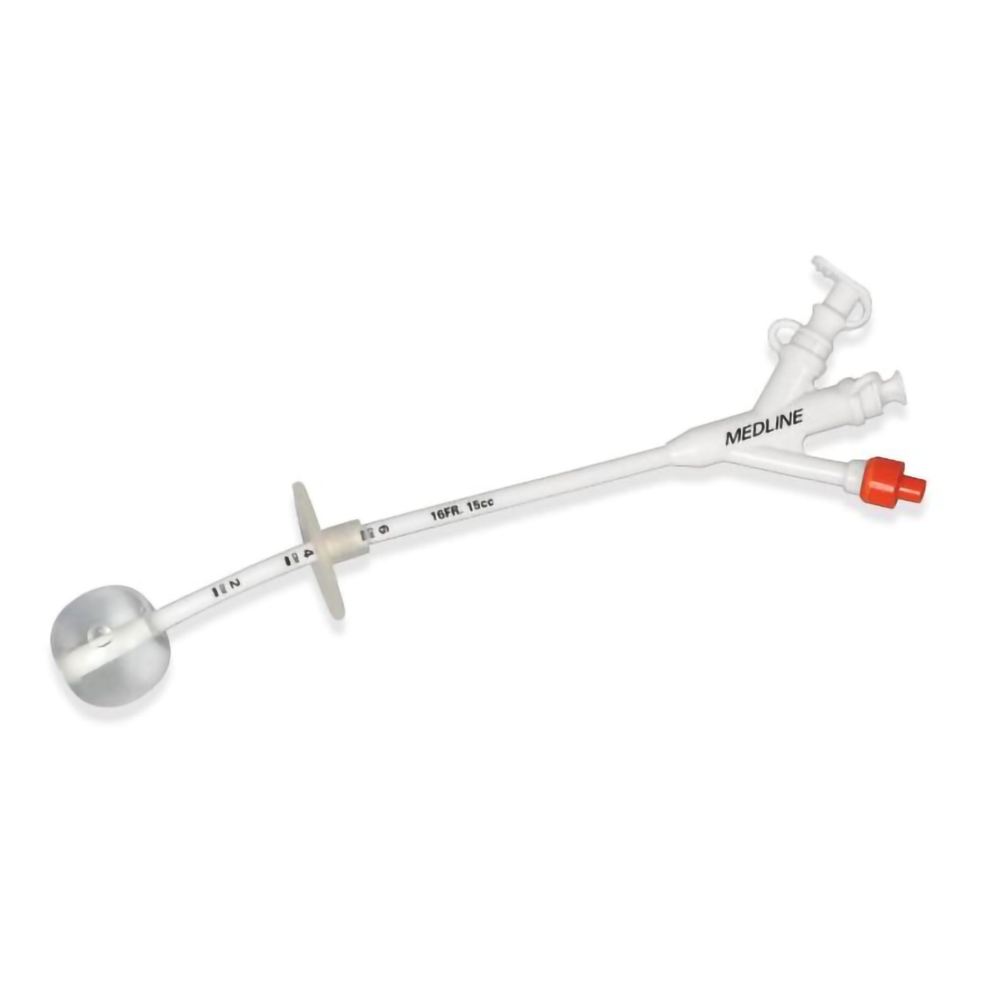 Medline - DYND70316 Triple Gastrostomy Feeding Tube Medline 16 Fr. 24.13 cm Tube Silicone Sterile