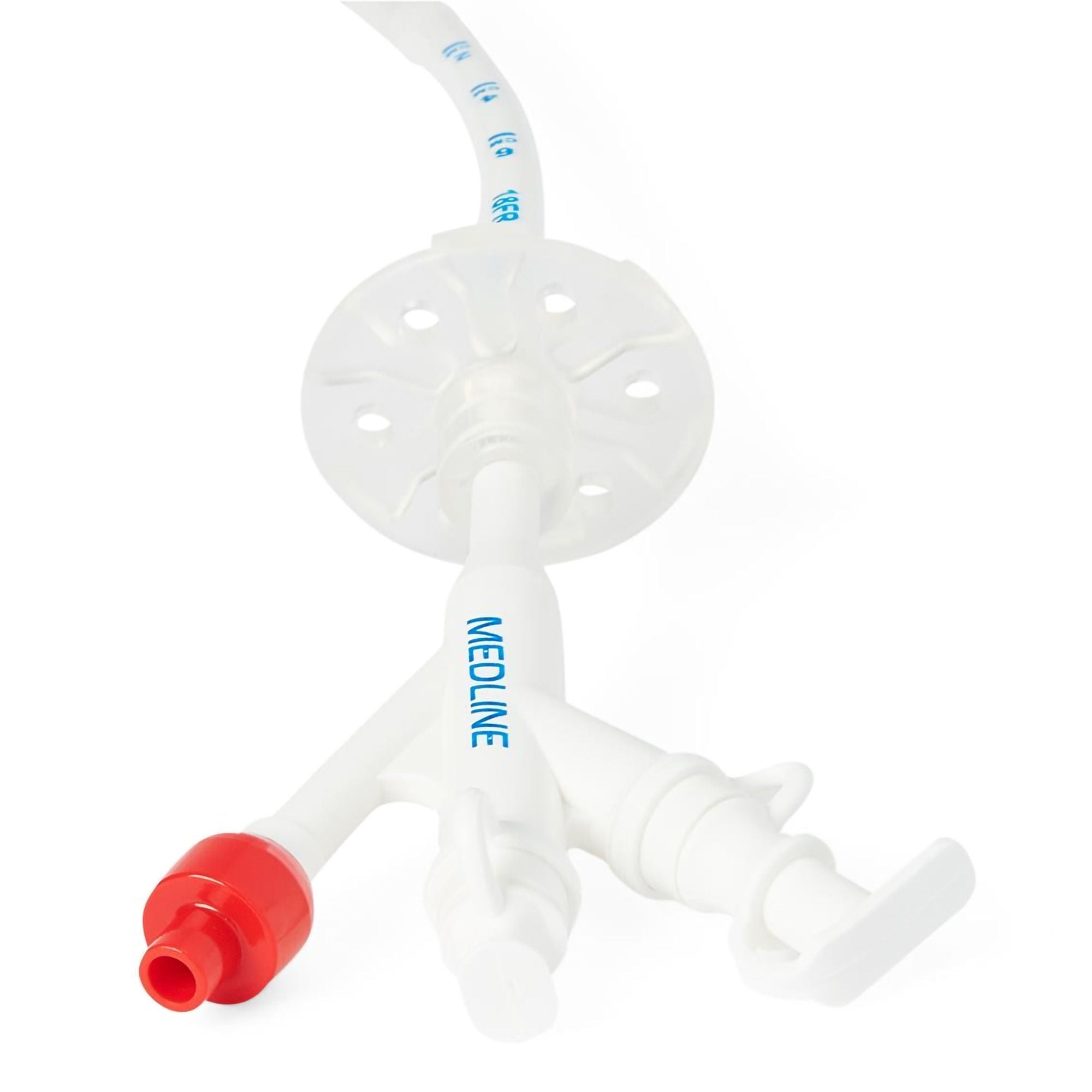 Medline - DYND70318 Triple Gastrostomy Feeding Tube Medline 18 Fr. 24.13 cm Tube Silicone Sterile