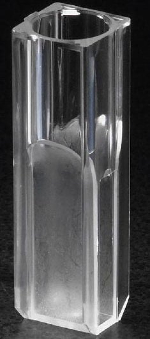 Globe Scientific - 112137 Micro Cuvette 12 X 12 X 45 mm, 1.5 mL, Standard, Square, 10 mm Path Length, 340 to 800 nm Spectrum Range, Disposable For Spectrophotometer